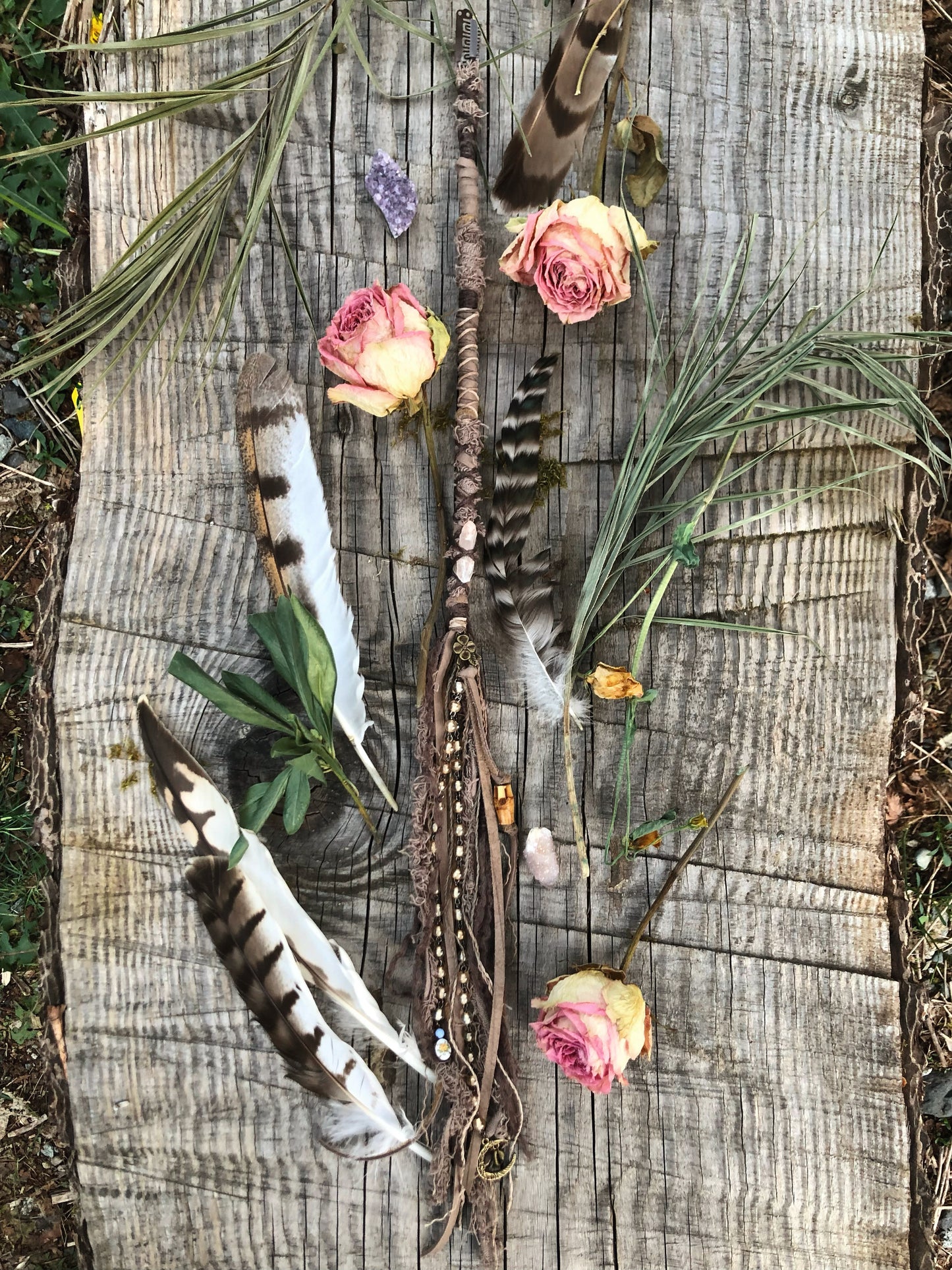 Festival Neutrals CLIP-IN Hairwrap 24”