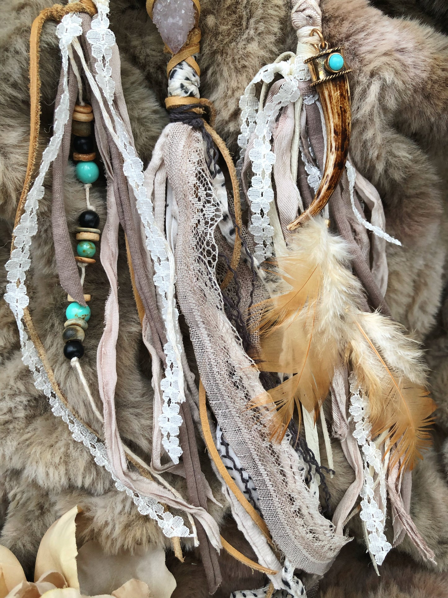 Ethereal Earth Set of 3 Loop Hairwraps 18.5-22”