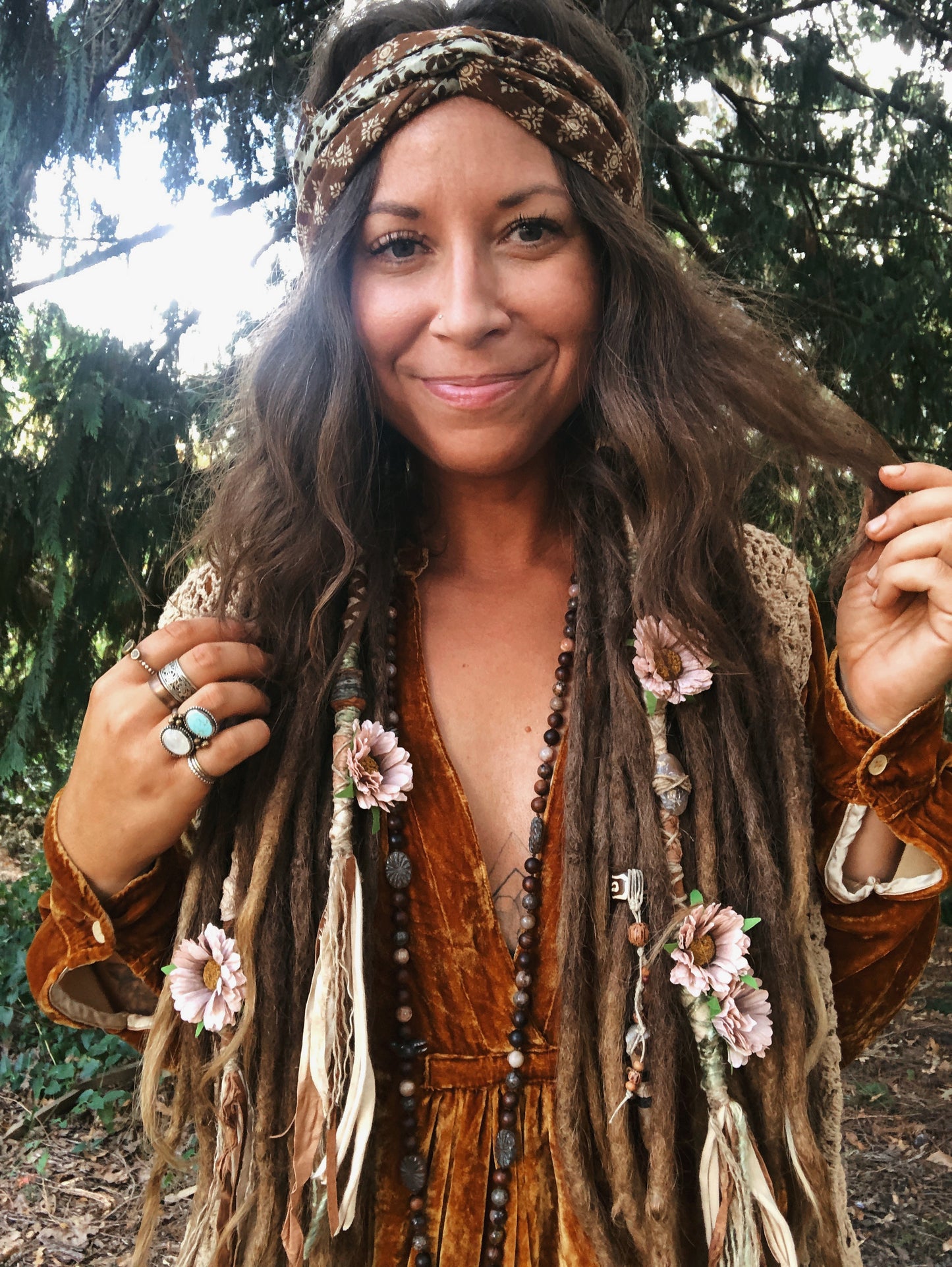 ONE Made To Order Boho Botanical Hairwrap