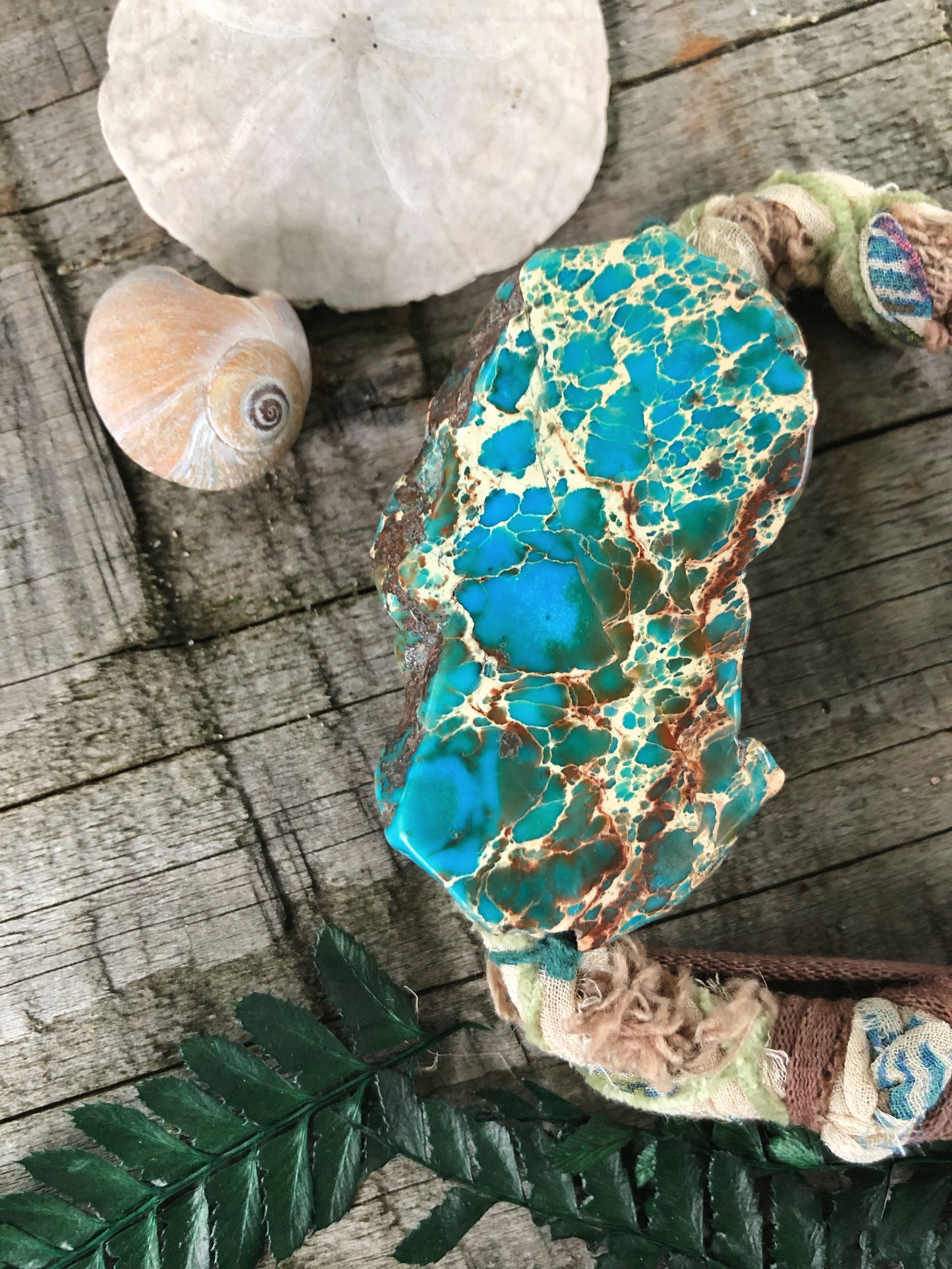 Vibrant Sea Loop Hairwrap 19”