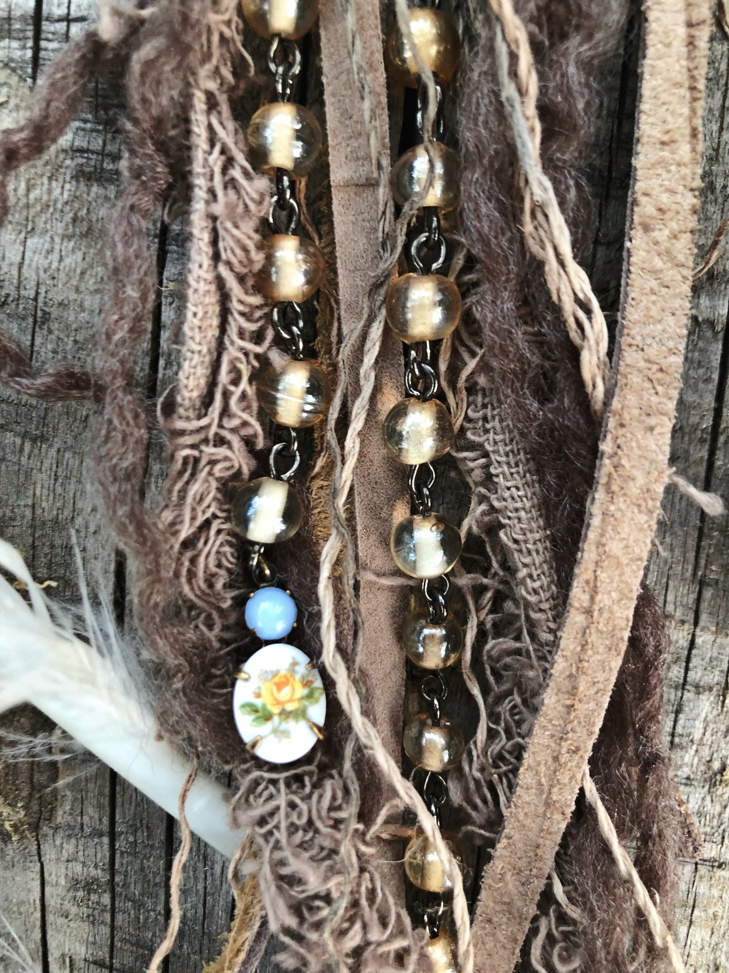 Festival Neutrals CLIP-IN Hairwrap 24”