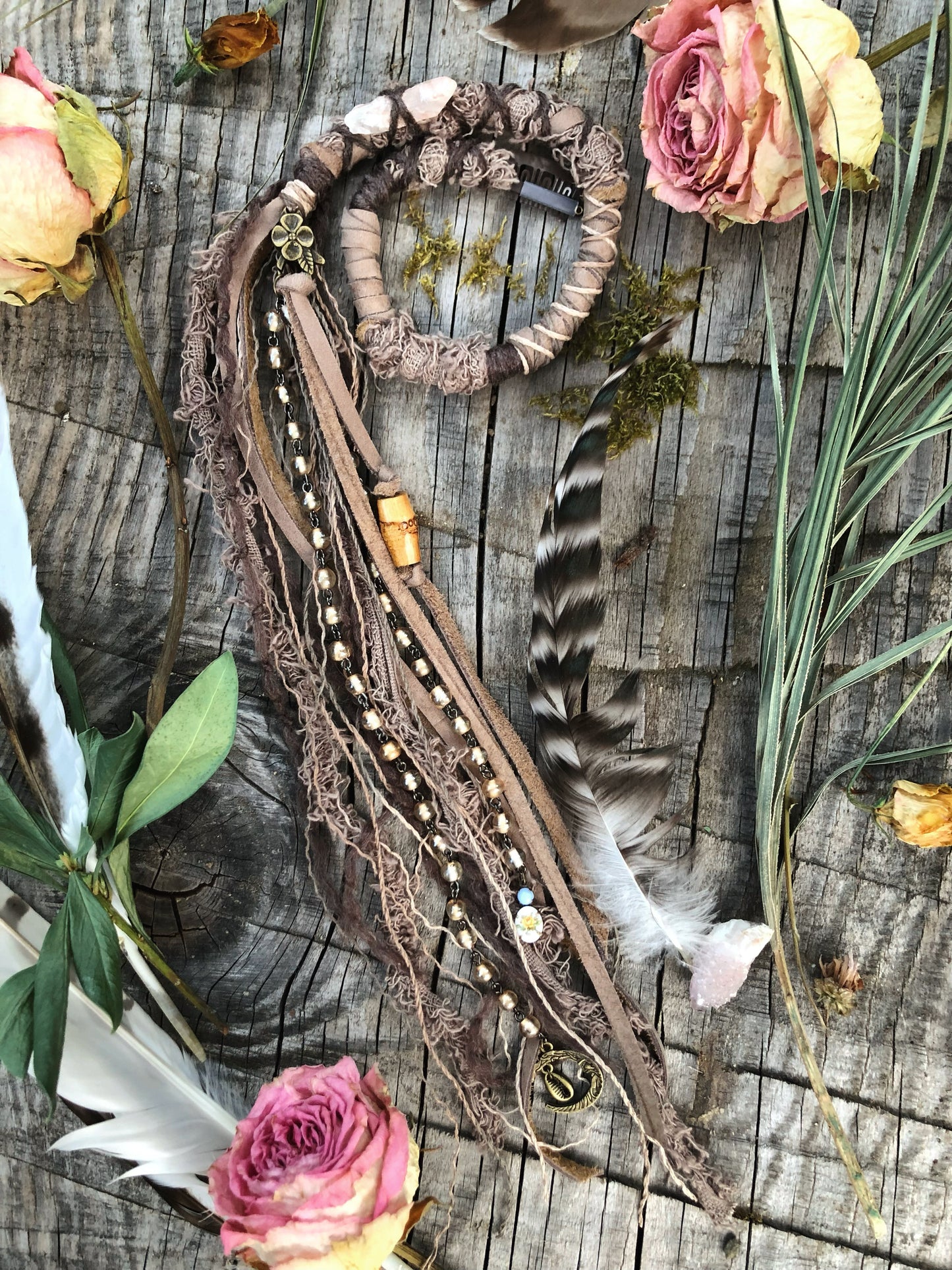 Festival Neutrals CLIP-IN Hairwrap 24”