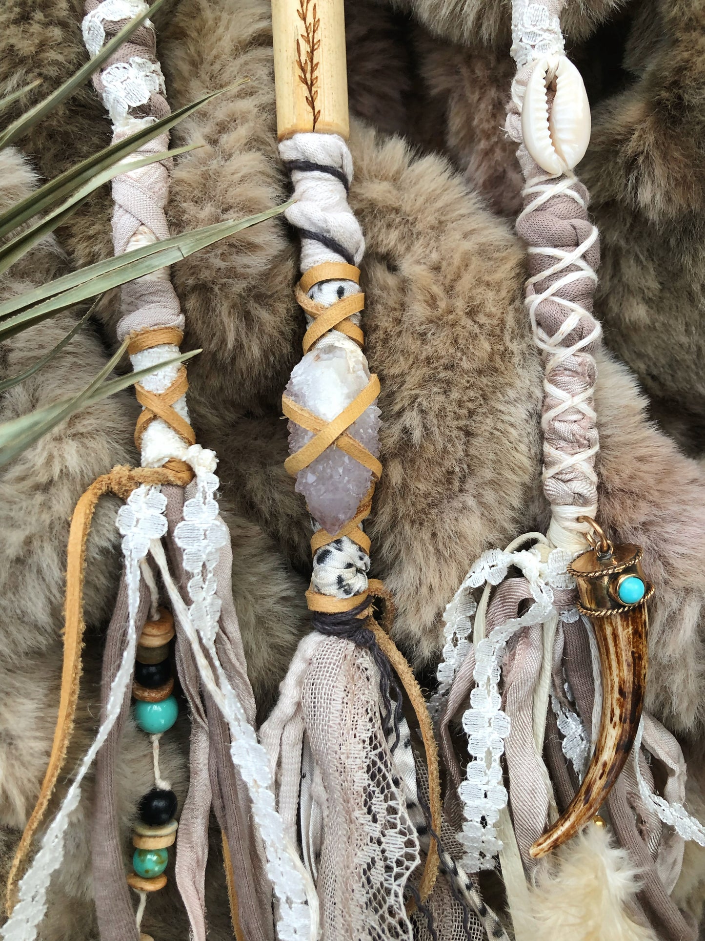 Ethereal Earth Set of 3 Loop Hairwraps 18.5-22”