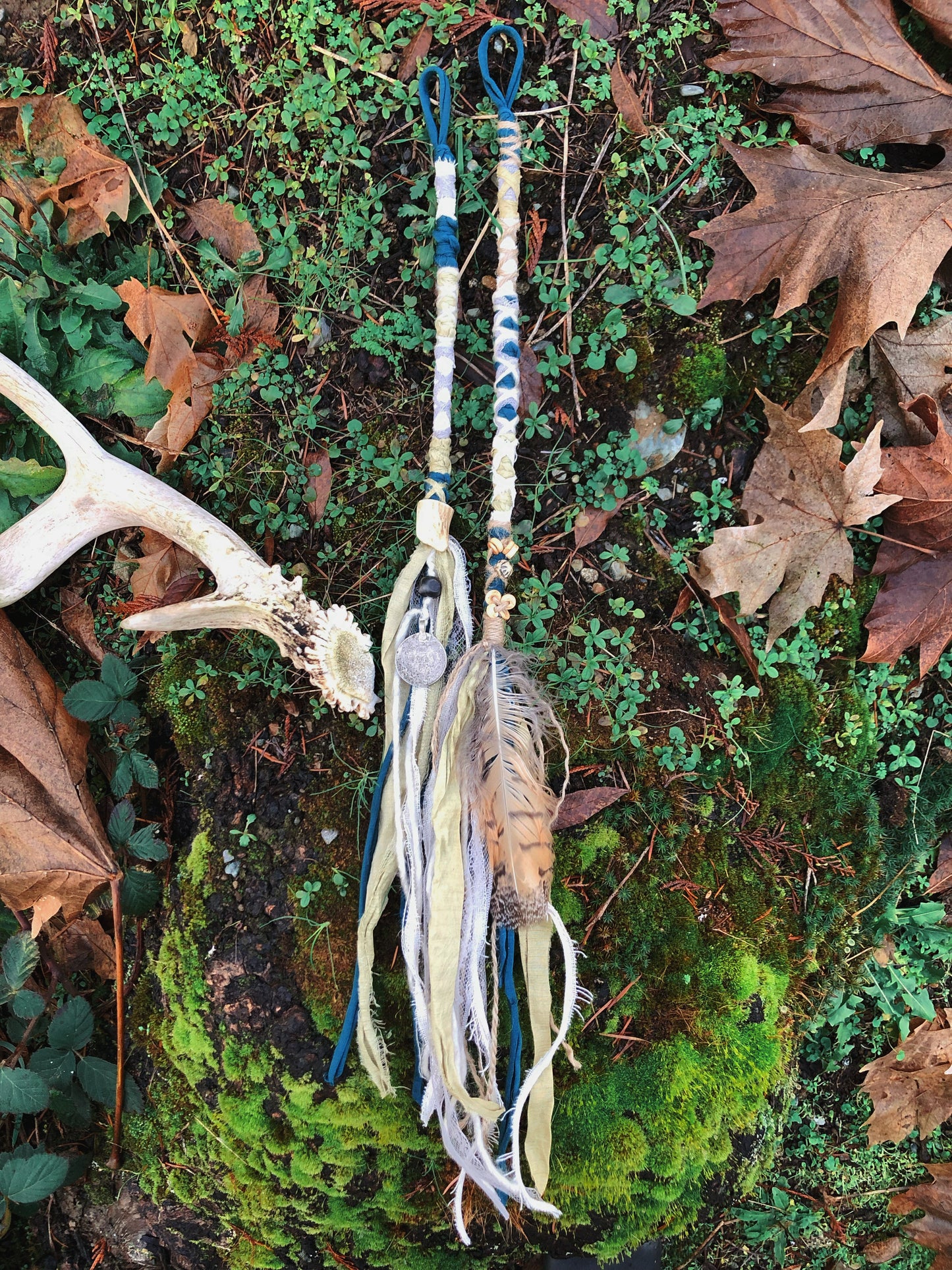 Set of 2 Tribal Folklore Hairwraps 20.5-23.5”