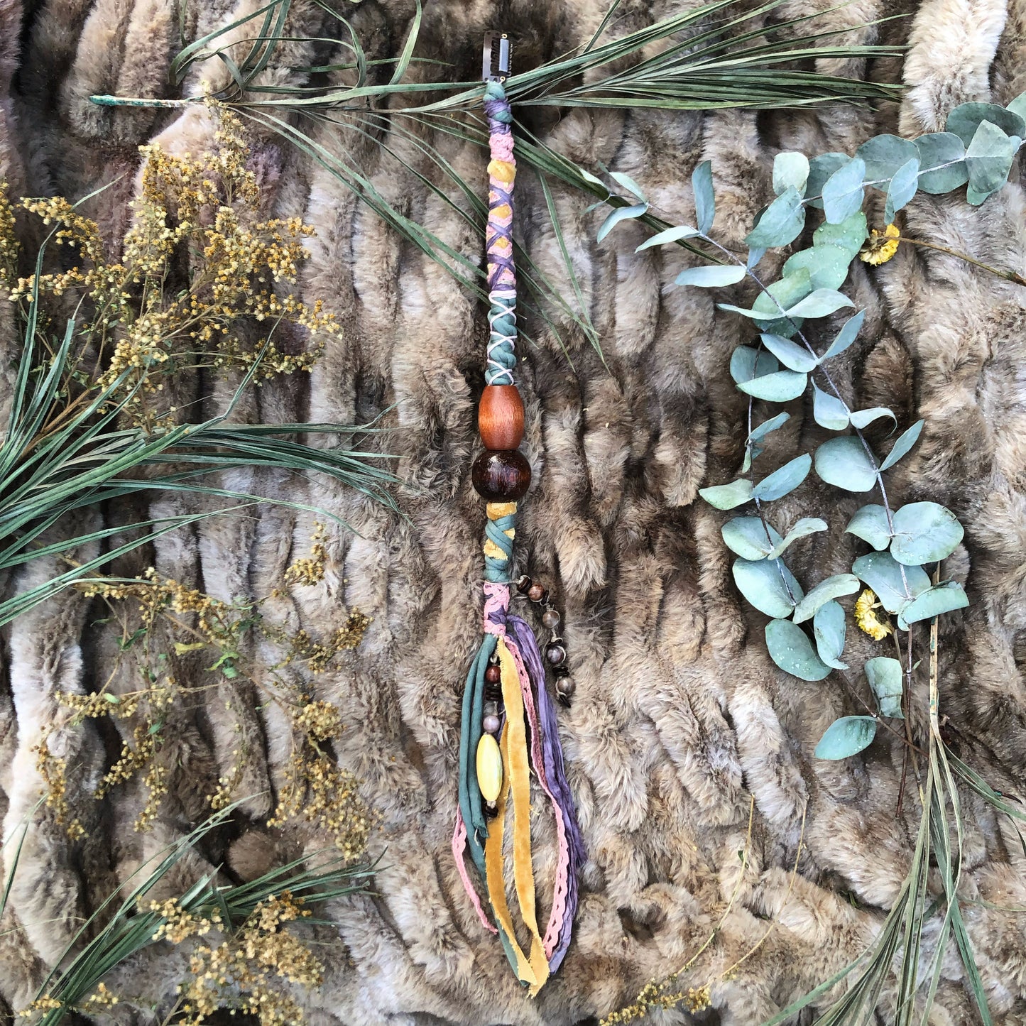 Retro Bloom CLIP-IN Hairwrap 17”