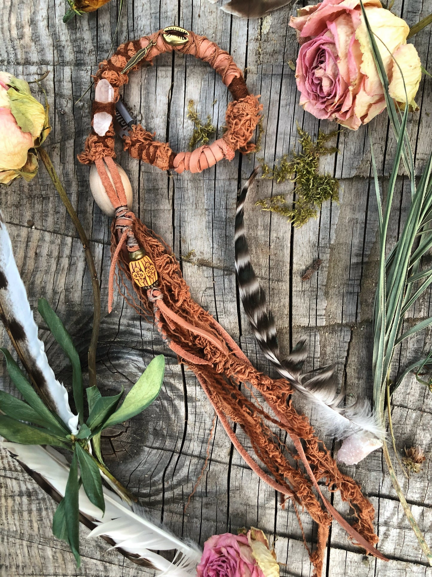 Festival Neutrals CLIP-IN Hairwrap 21.5”