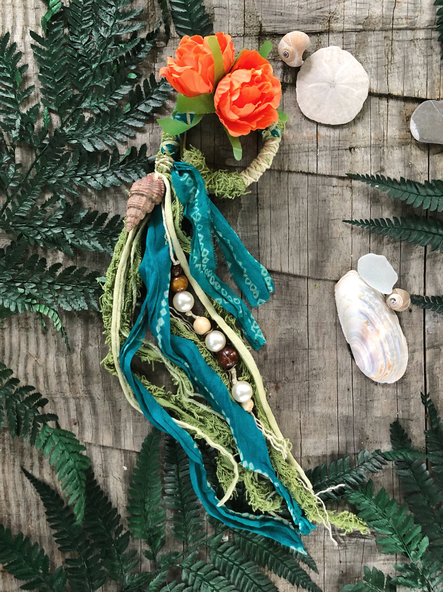 Vibrant Sea Loop Hairwrap 20”