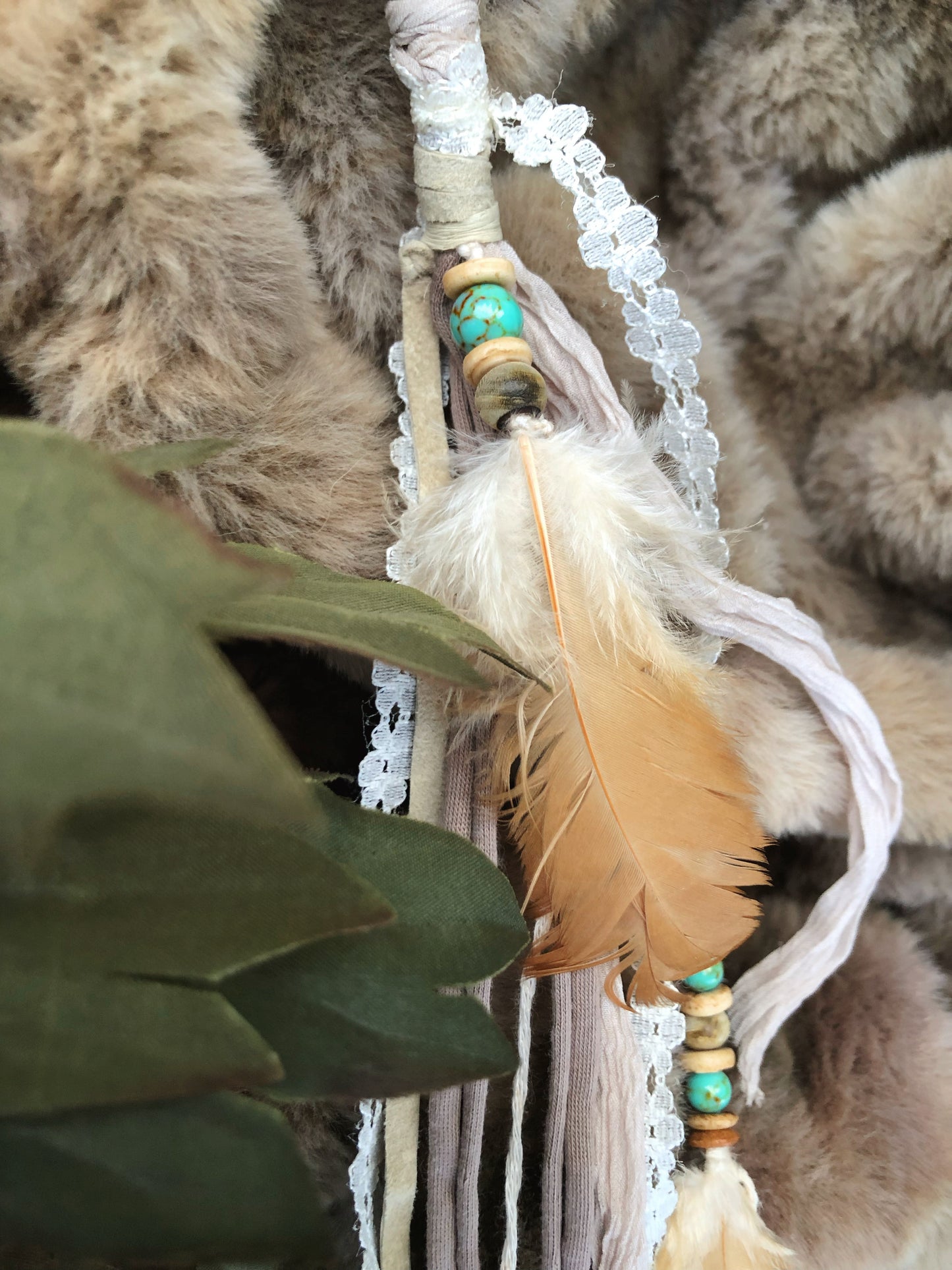 Ethereal Earth Loop Hairwrap 22”