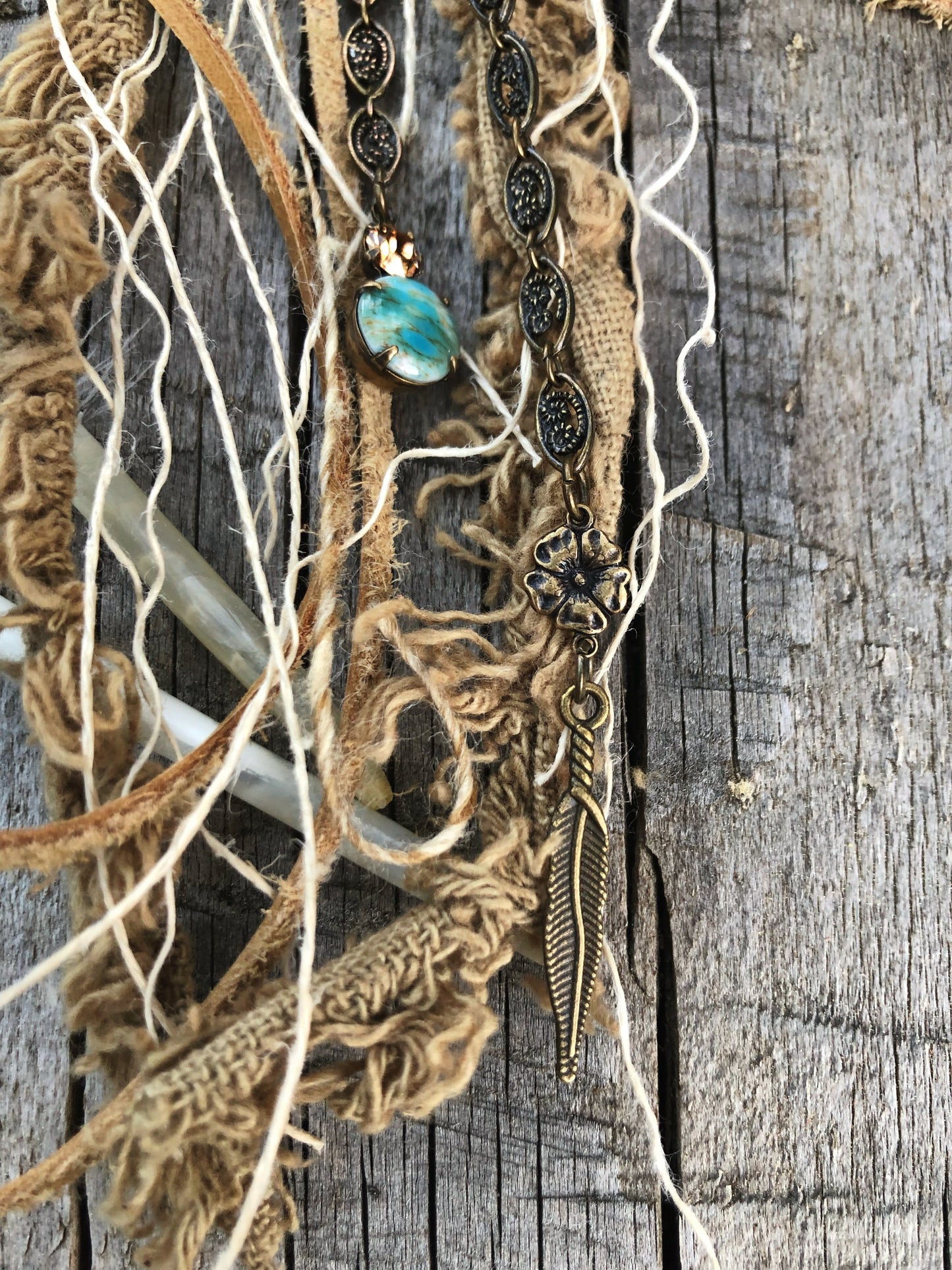 Festival Neutrals CLIP-IN Hairwrap 22”