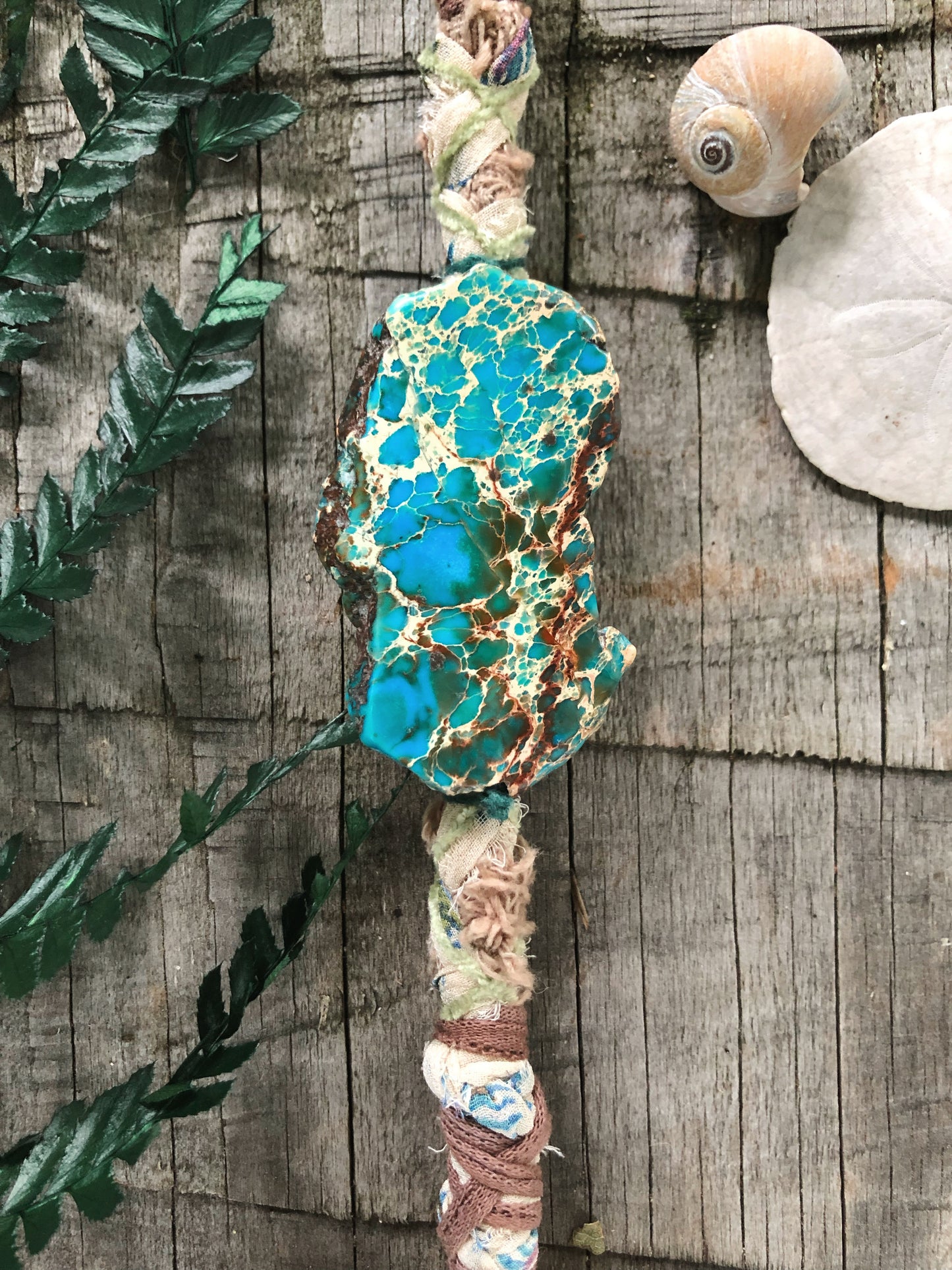 Vibrant Sea Loop Hairwrap 19”