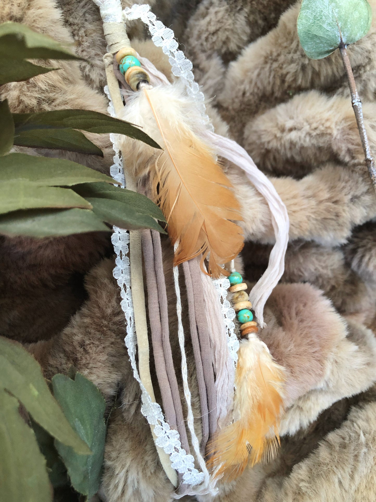Ethereal Earth Loop Hairwrap 22”