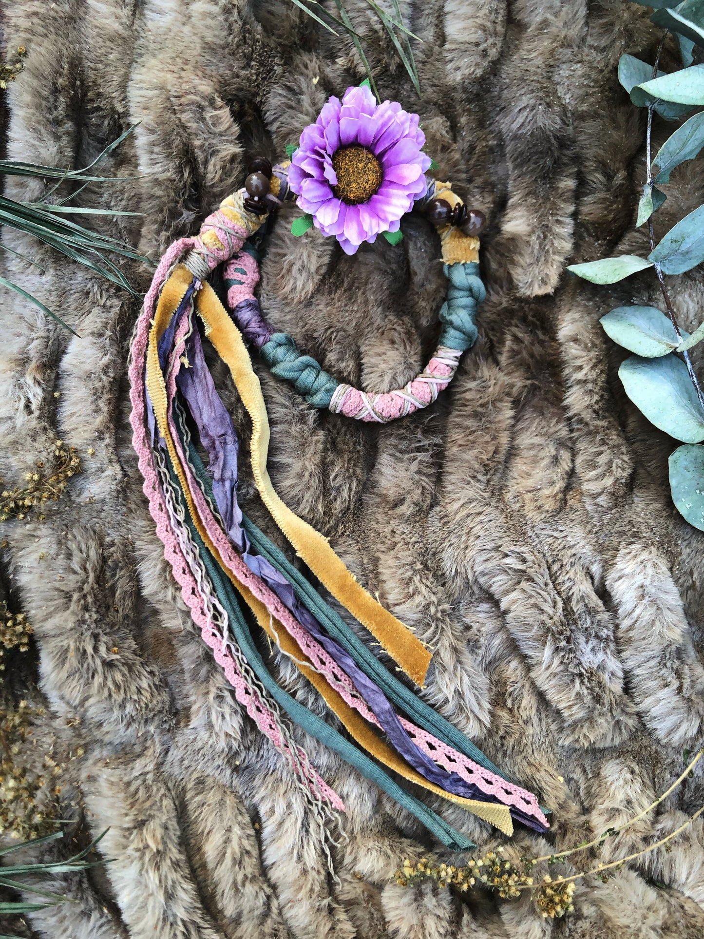 Retro Bloom CLIP-IN Hairwrap 20.5”