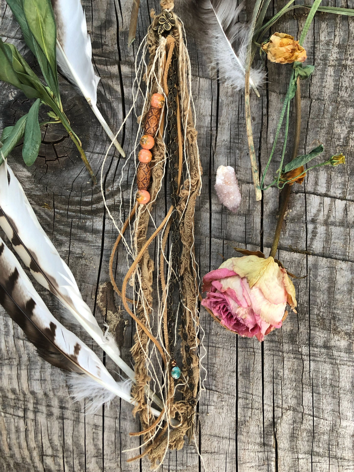Festival Neutrals CLIP-IN Hairwrap 22”