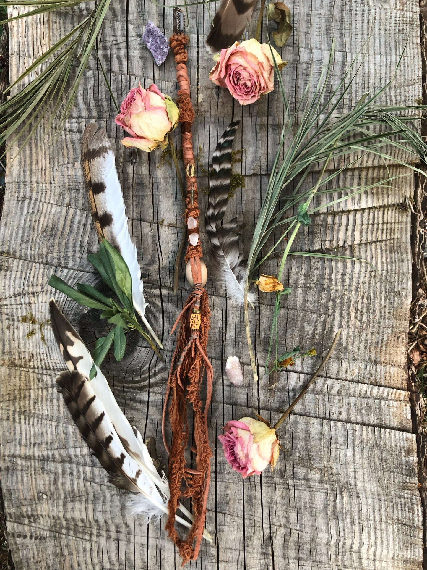 Festival Neutrals CLIP-IN Hairwrap 21.5”
