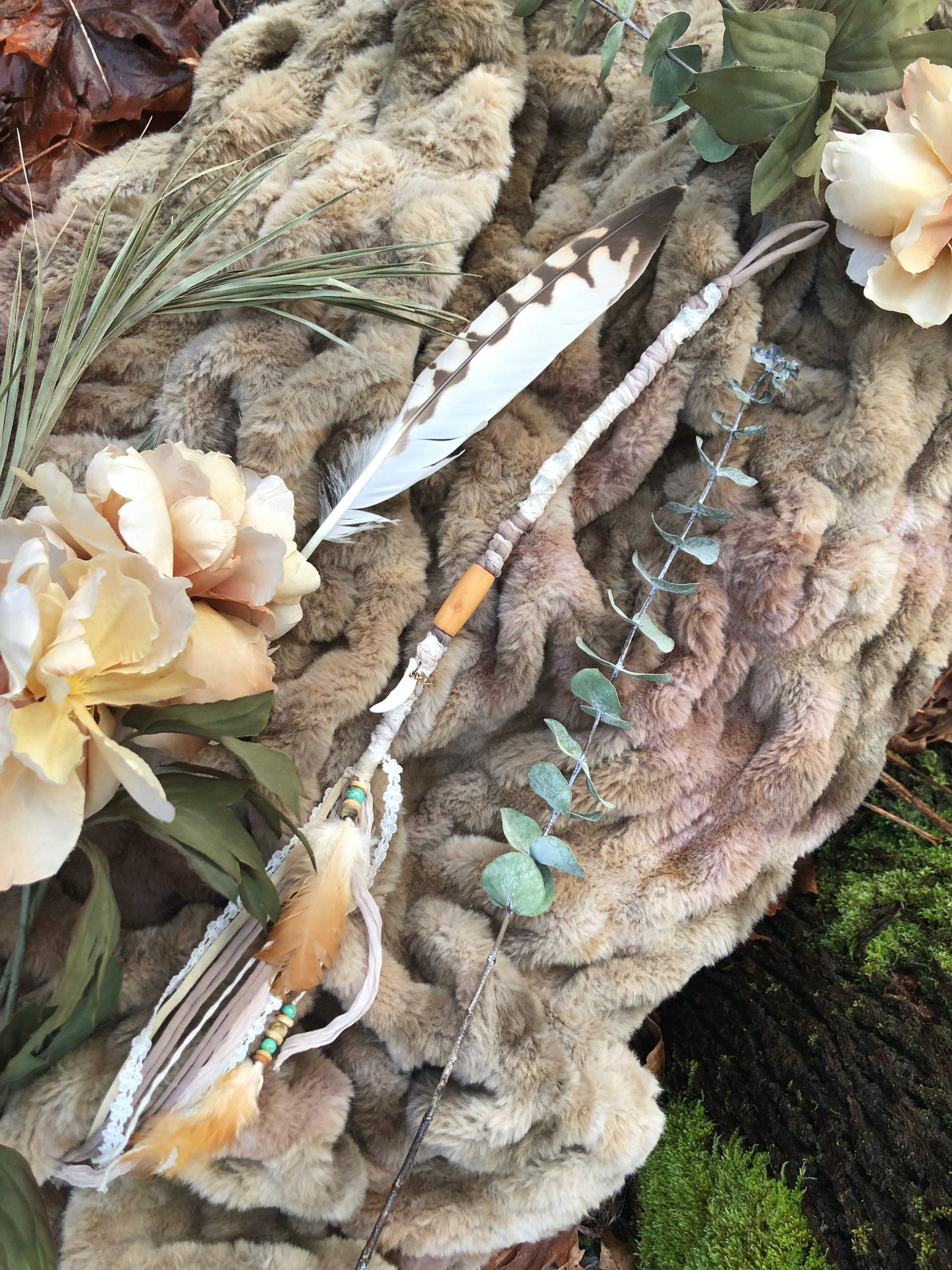 Ethereal Earth Loop Hairwrap 22”