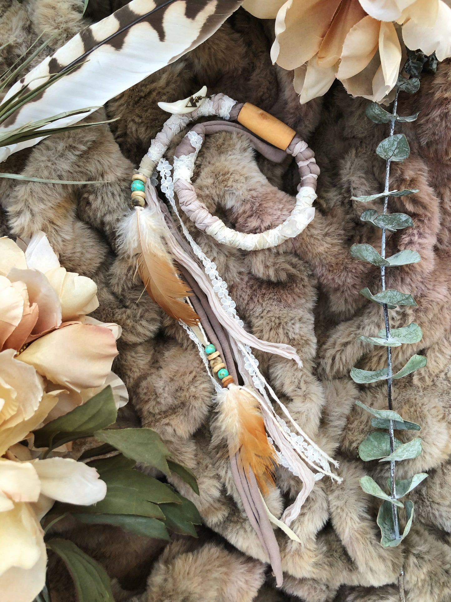 Ethereal Earth Loop Hairwrap 22”