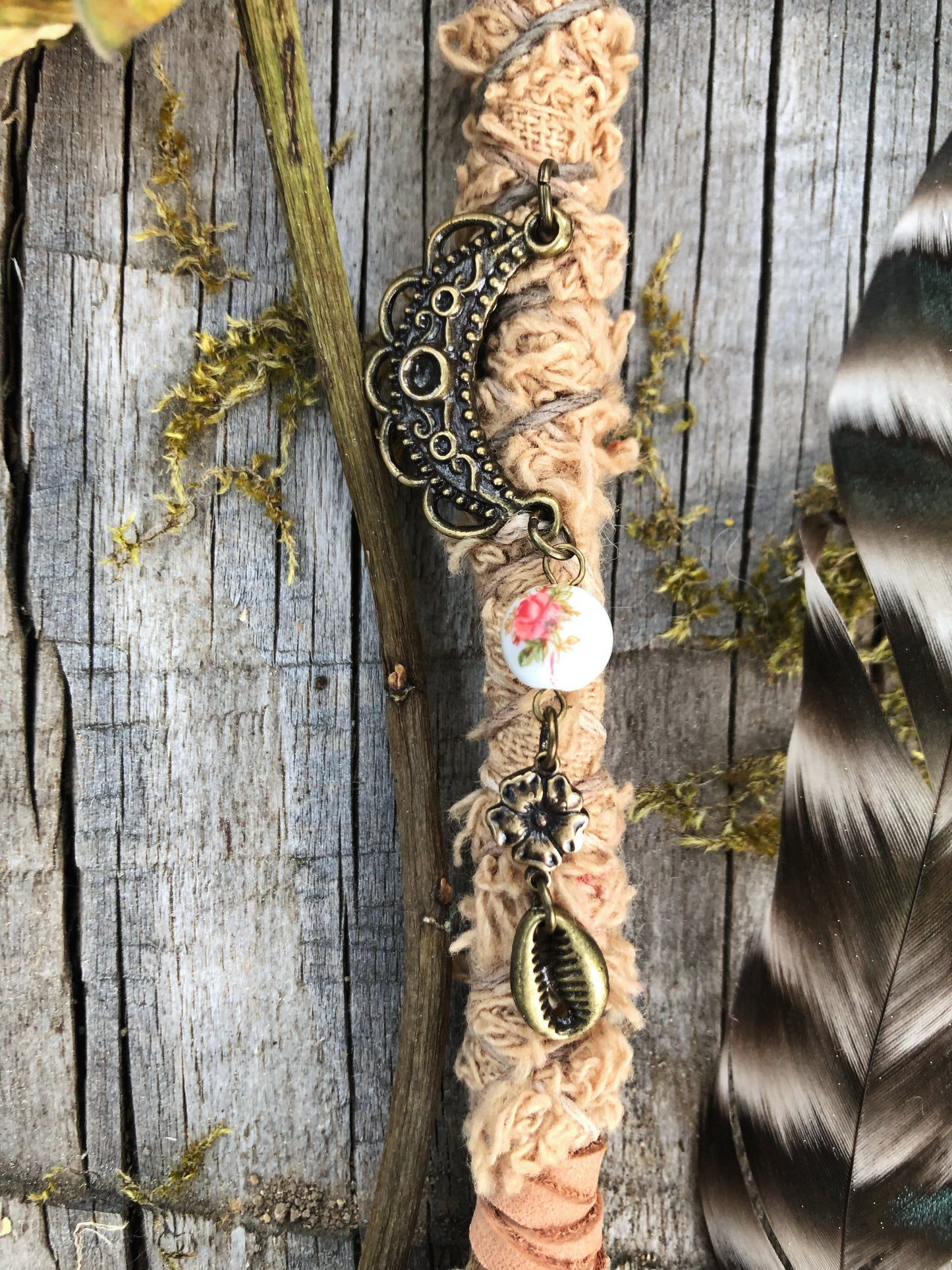 Festival Neutrals CLIP-IN Hairwrap 17.5”