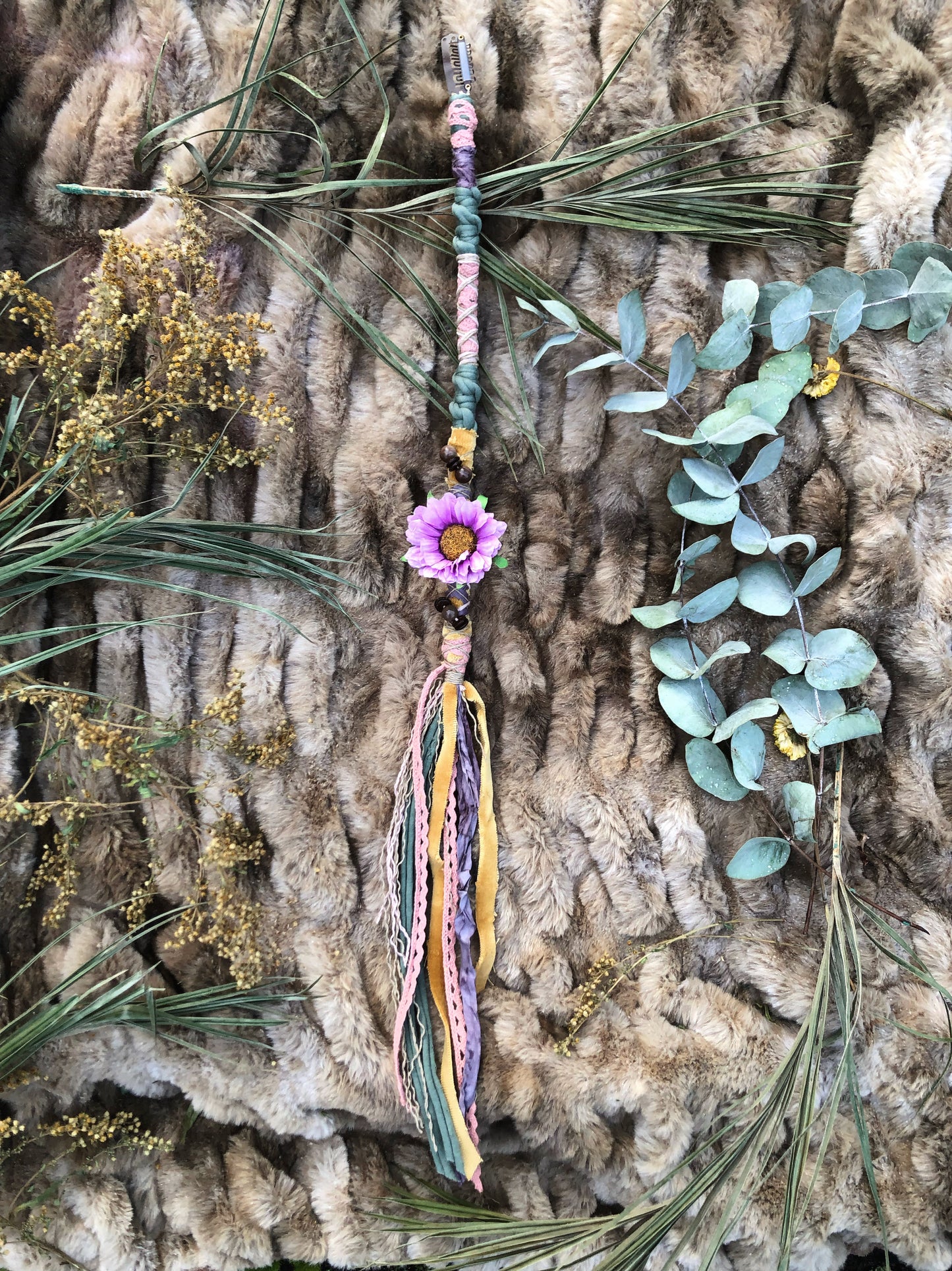 Retro Bloom CLIP-IN Hairwrap 20.5”