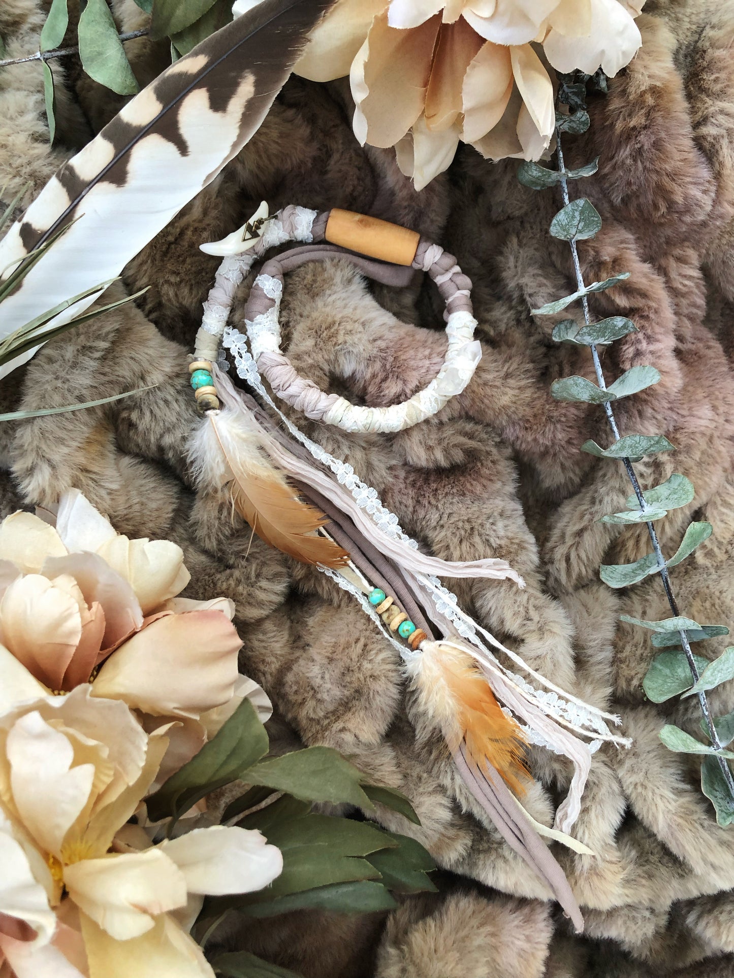 Ethereal Earth Loop Hairwrap 22”