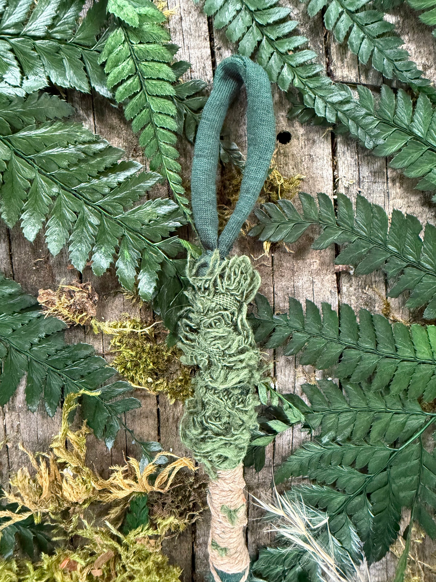 Moss Loop Hairwrap Dreadlock Accessory 20”