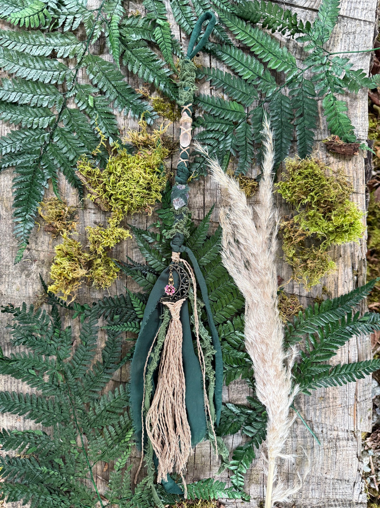 Moss Loop Hairwrap Dreadlock Accessory 20.5”