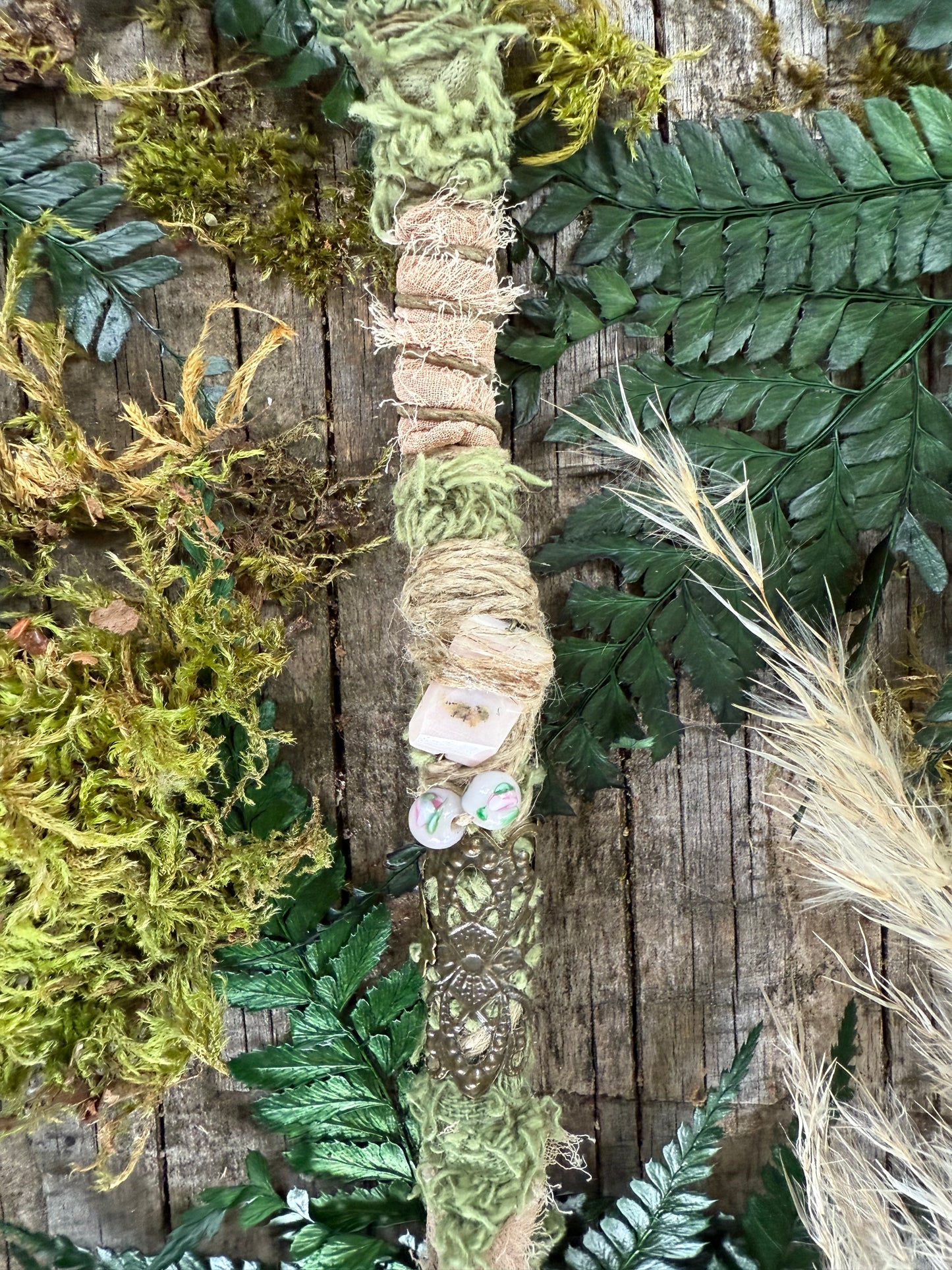 Moss Loop Hairwrap Dreadlock Accessory 26.5”