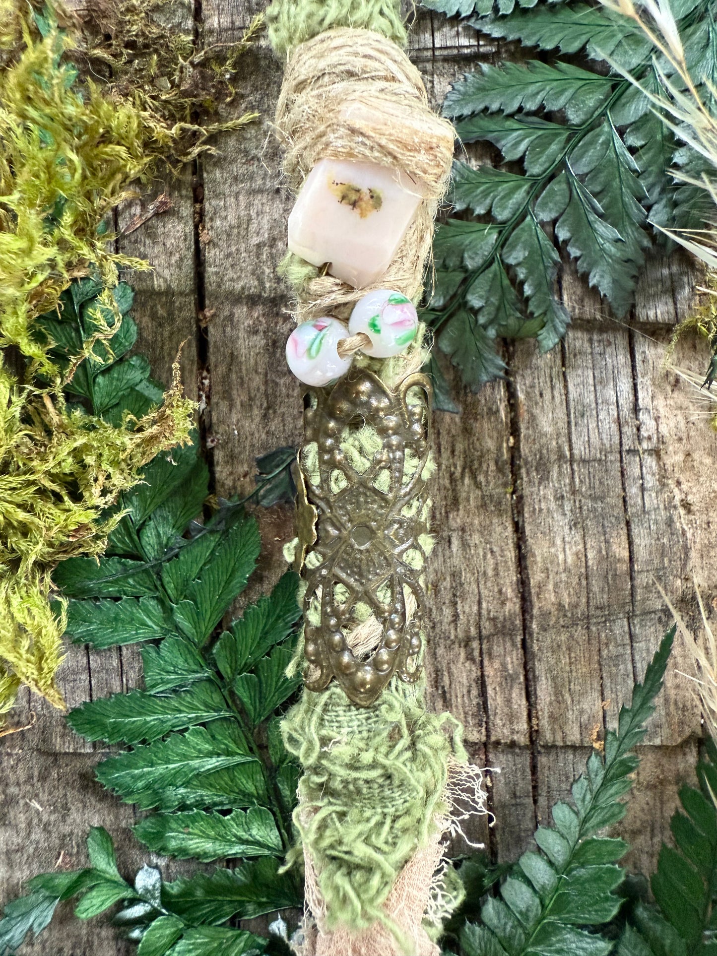 Moss Loop Hairwrap Dreadlock Accessory 26.5”