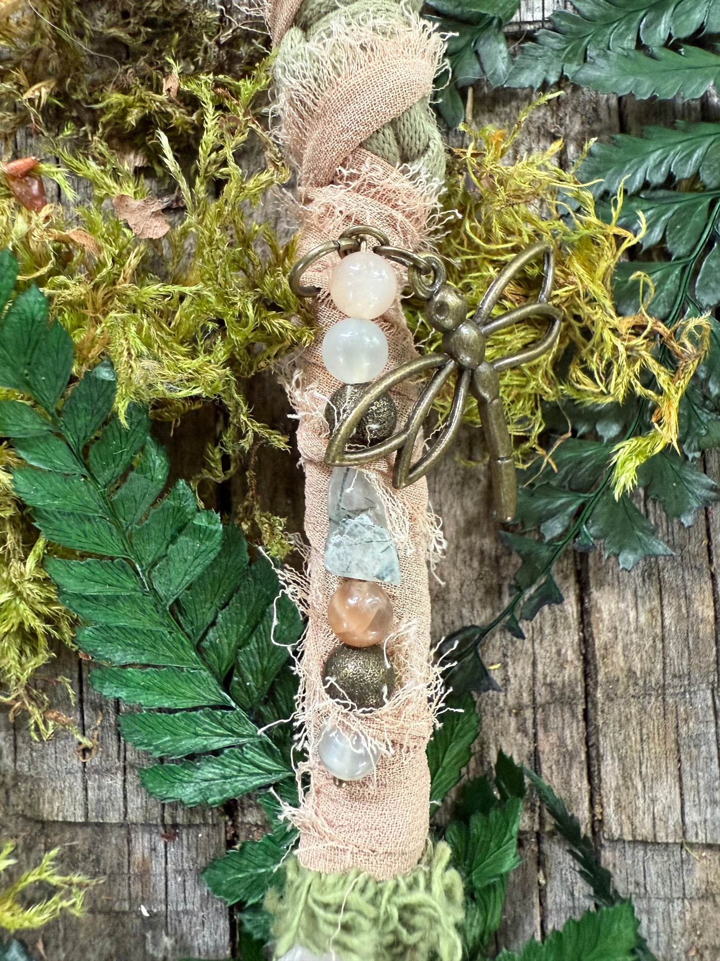 Moss Loop Hairwrap Dreadlock Accessory 22”