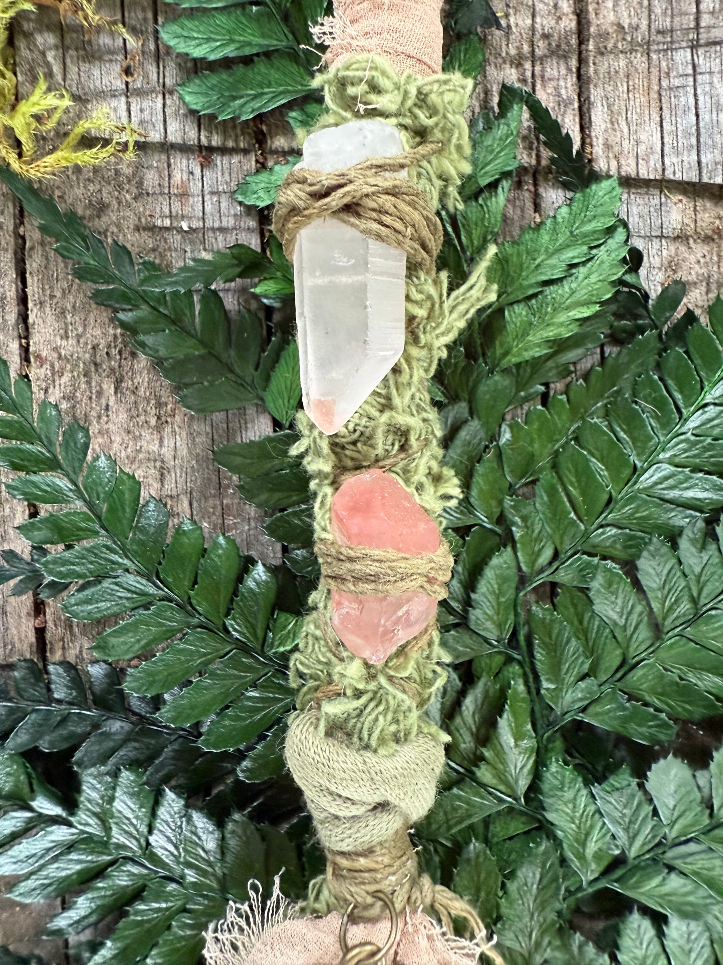 Moss Loop Hairwrap Dreadlock Accessory 22”