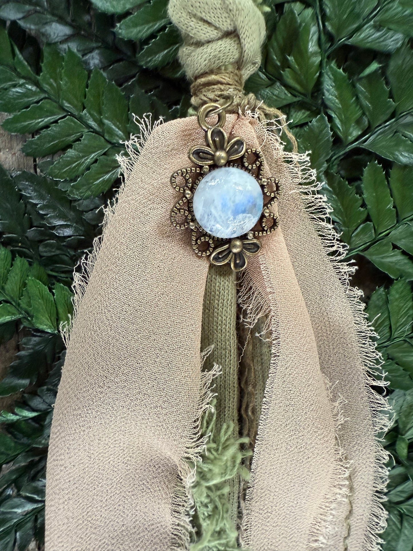 Moss Loop Hairwrap Dreadlock Accessory 22”