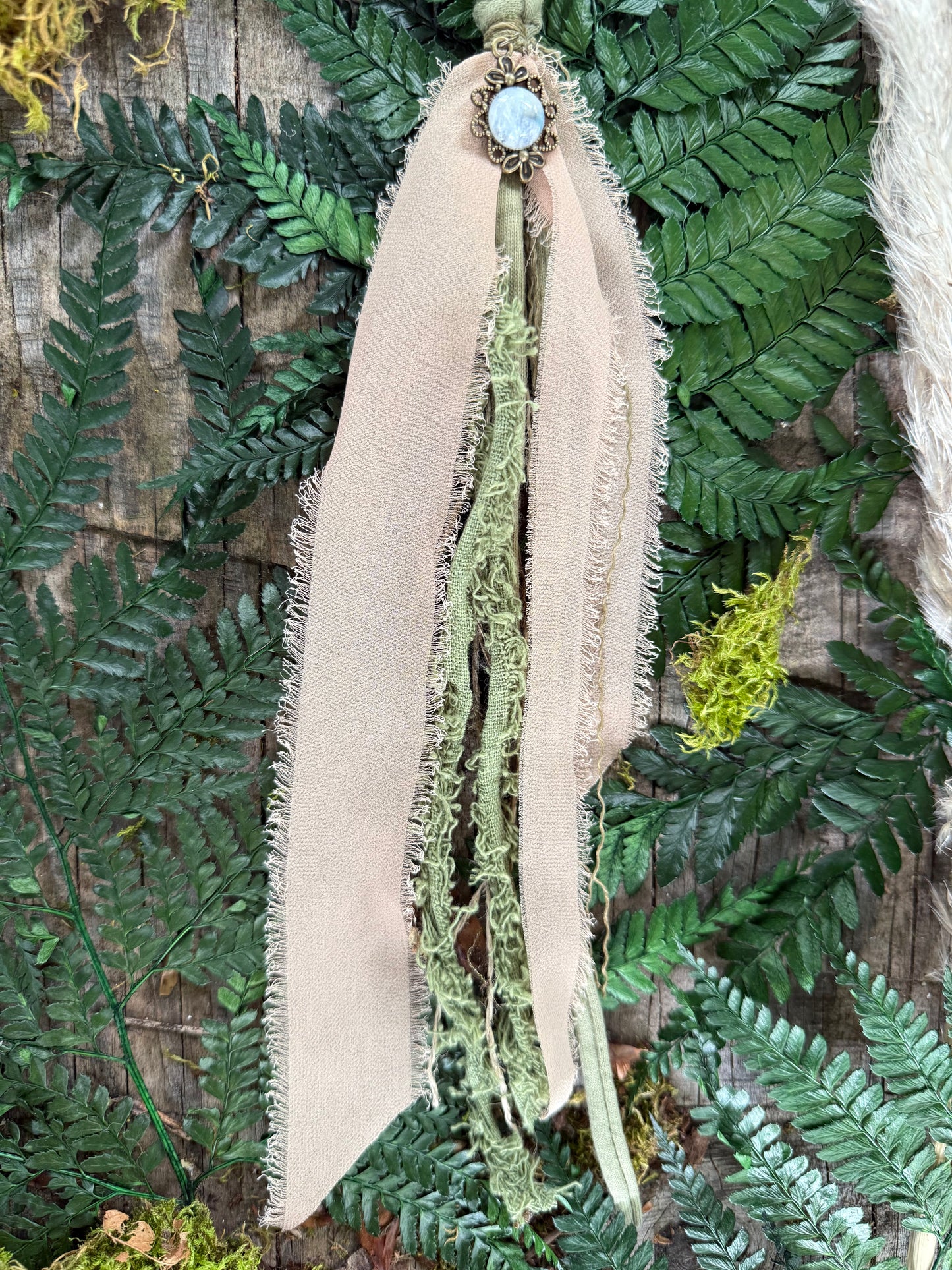 Moss Loop Hairwrap Dreadlock Accessory 22”