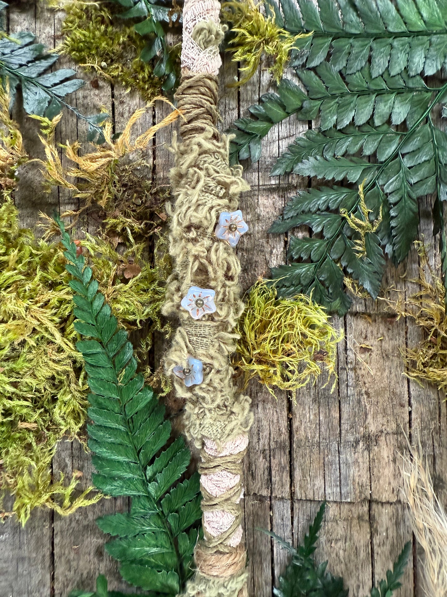 Moss Loop Hairwrap Dreadlock Accessory 27”
