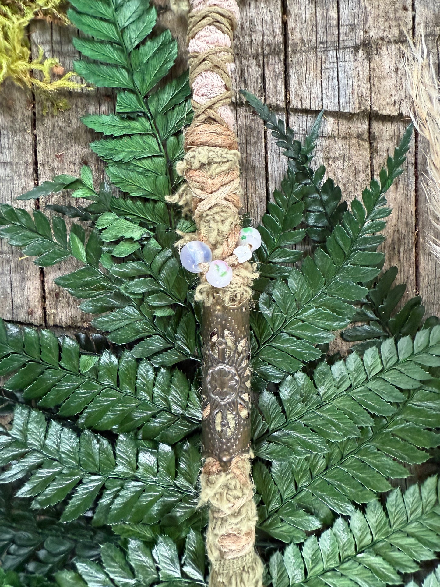Moss Loop Hairwrap Dreadlock Accessory 27”