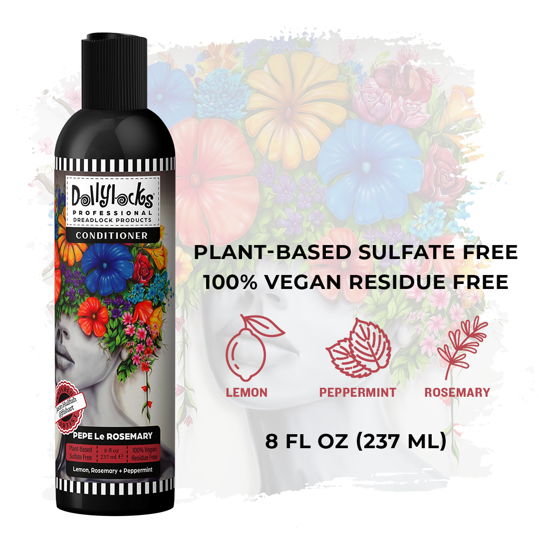 Dollylocks Conditioner (8oz) - Pepe Le Rosemary