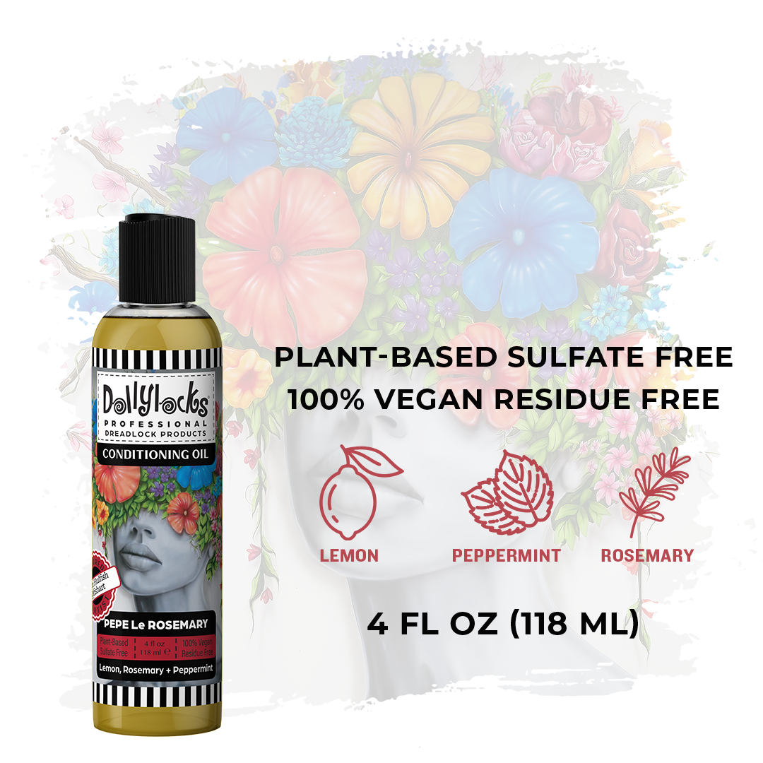 Dollylocks Conditioning Oil (4oz) - Pepe Le Rosemary