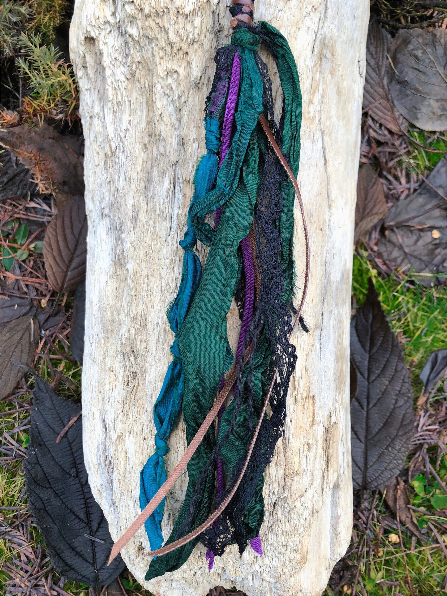 CLIP-IN Hairwrap, Dreadwrap, Fabric Loc Extension, Dreadlock Accessories