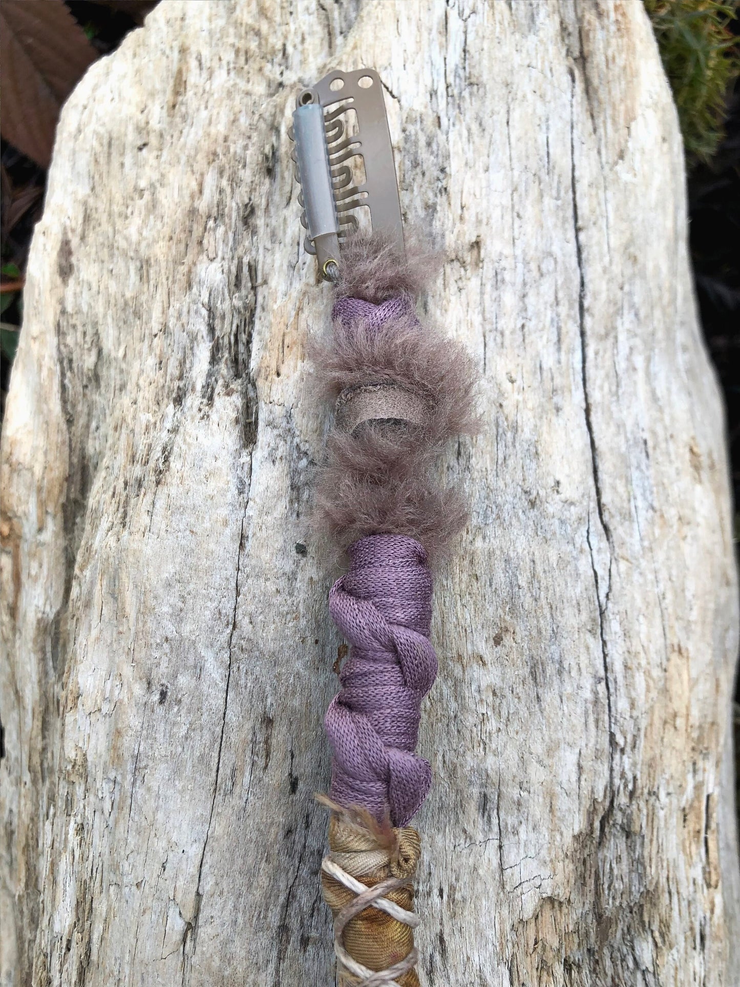 CLIP-IN Hairwrap, Dreadwrap, Fabric Loc Extension, Dreadlock Accessories