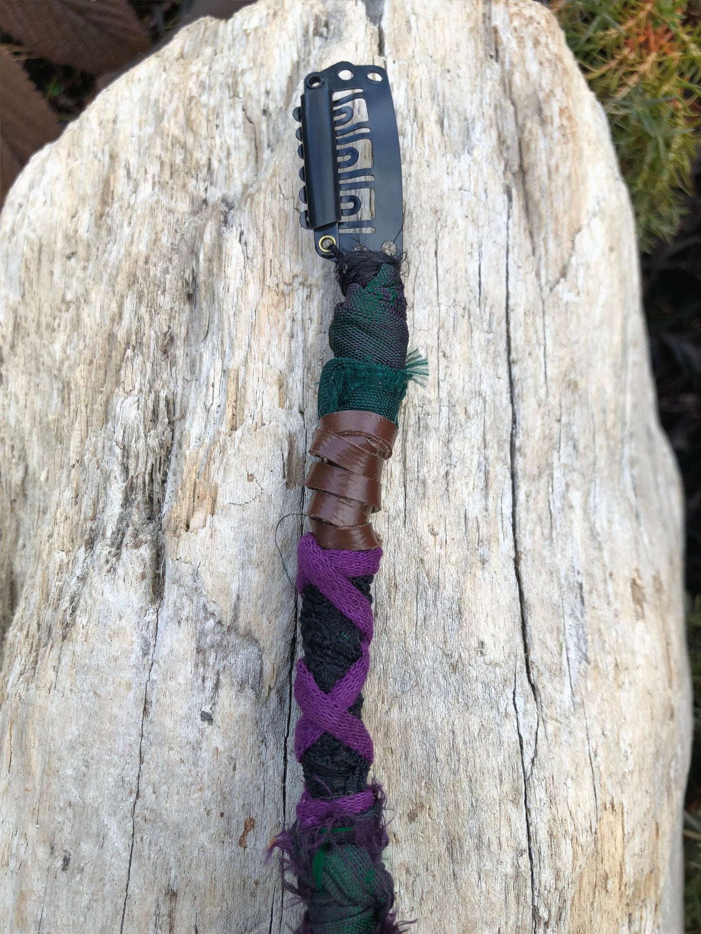 CLIP-IN Hairwrap, Dreadwrap, Fabric Loc Extension, Dreadlock Accessories