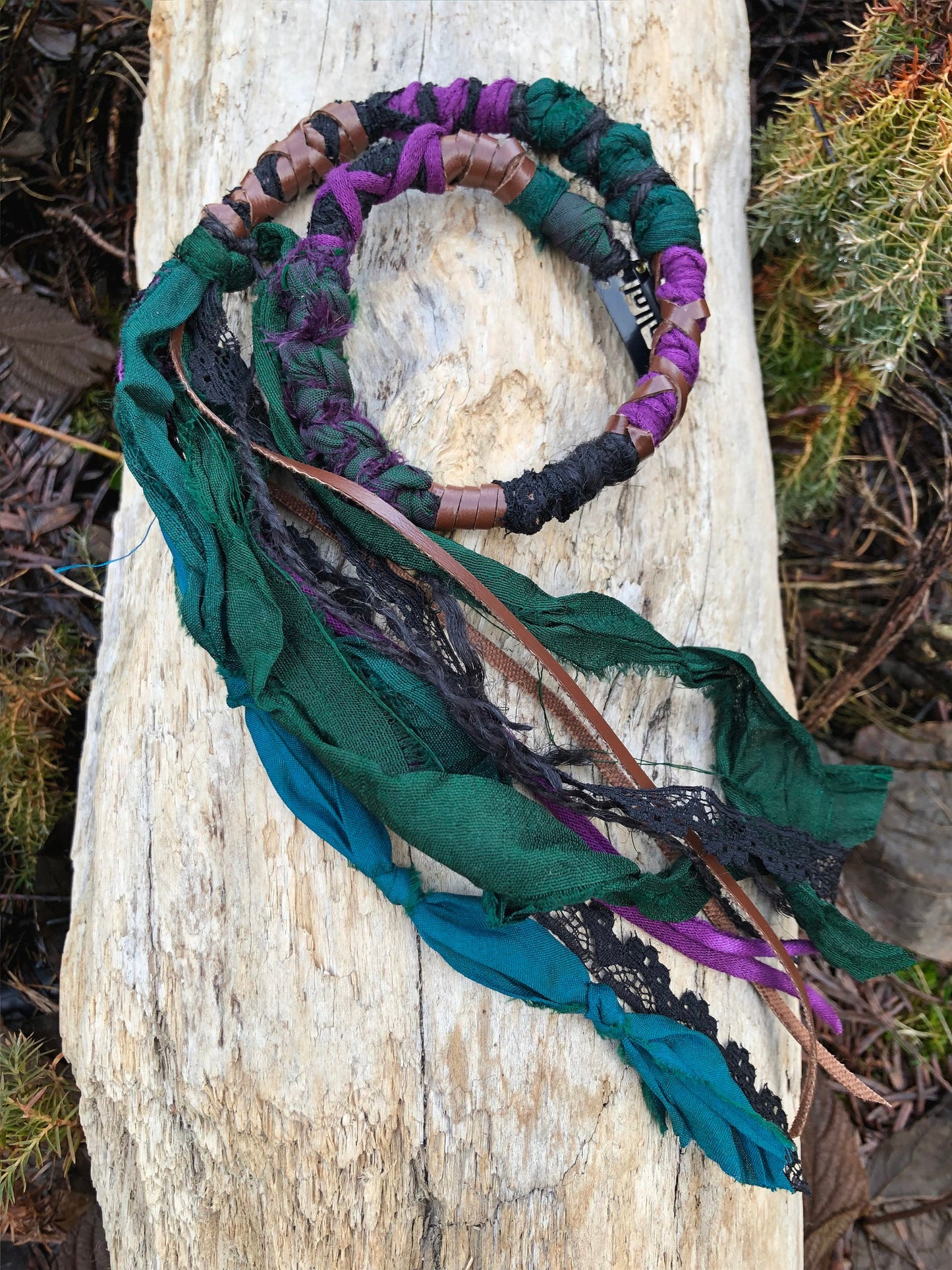 CLIP-IN Hairwrap, Dreadwrap, Fabric Loc Extension, Dreadlock Accessories