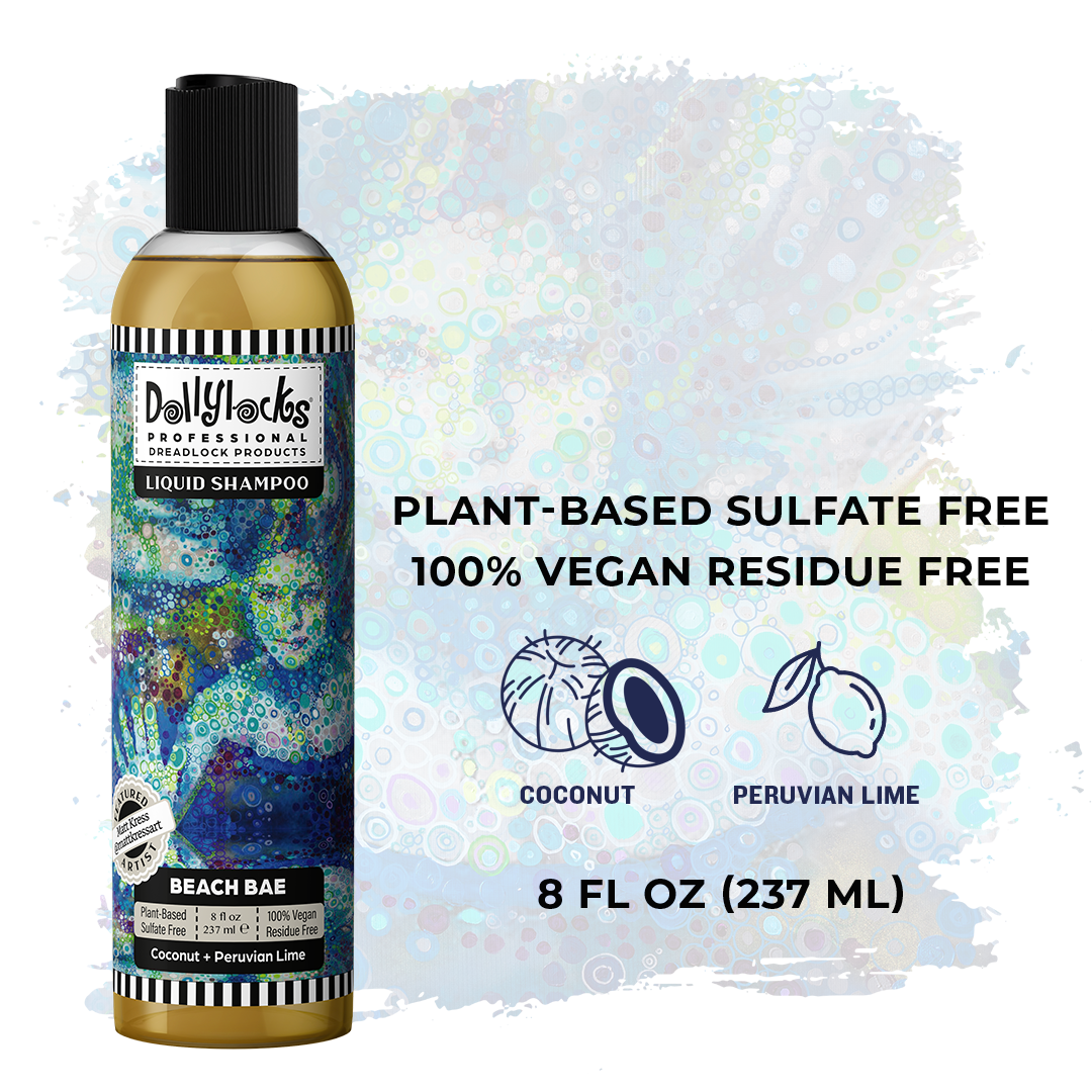 Dollylocks Liquid Shampoo (8oz) - Beach Bae