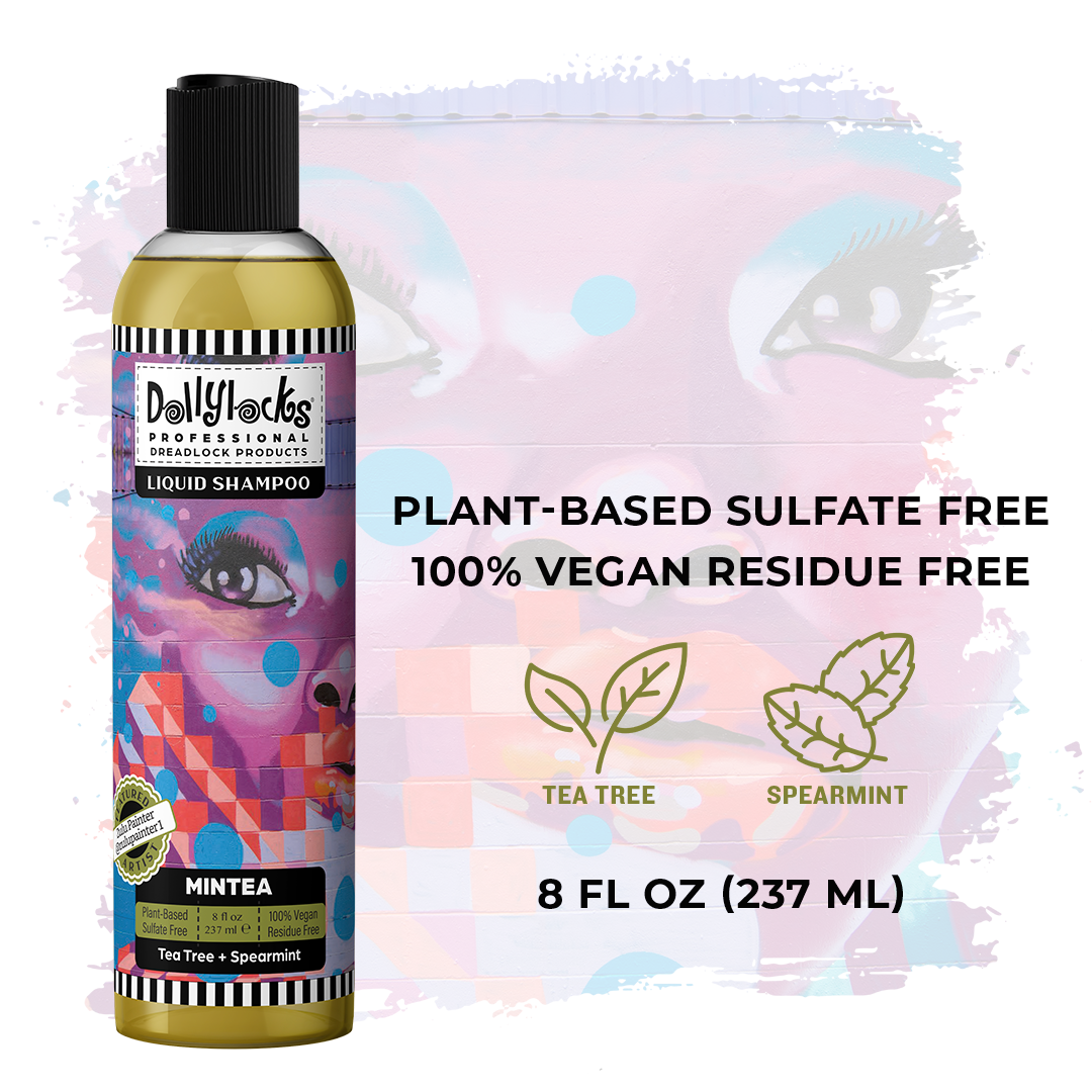 Dollylocks Liquid Shampoo (8oz) - Mintea