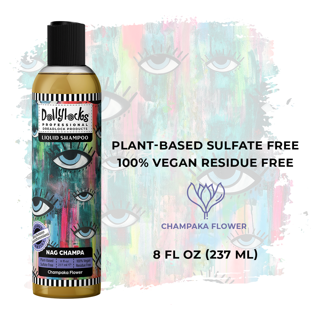 Dollylocks Liquid Shampoo (8oz) - Nag Champa
