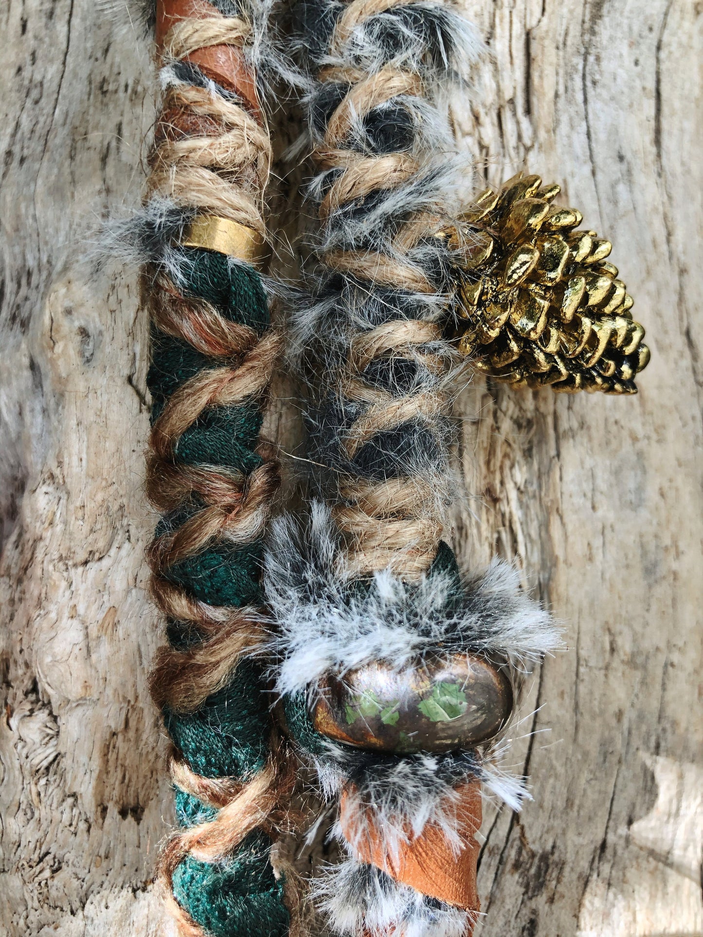 Set of 2 Hairwraps, Dreadwraps, Fabric Loc Extensions, Dreadlock Accessories