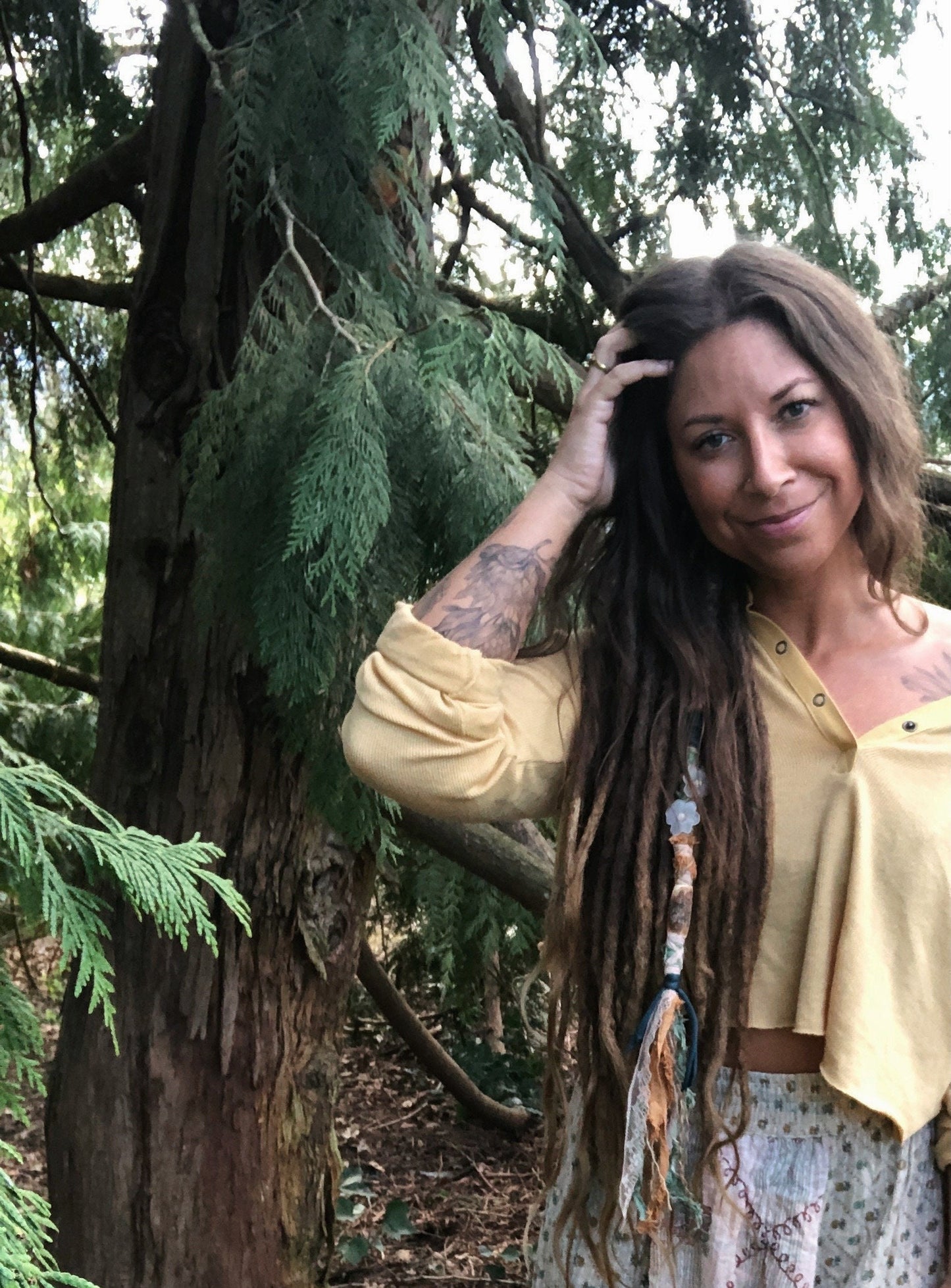 Vegan Hairwrap, Dreadwrap, Fabric Loc Extension, Dreadlock Accessories