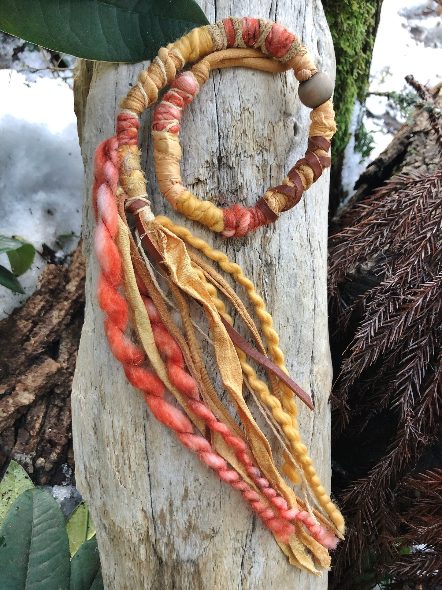 ONE Regular Loop or Clip-In Hairwrap, Dreadwrap, Fabric Loc Extension, Dreadlock Accessories