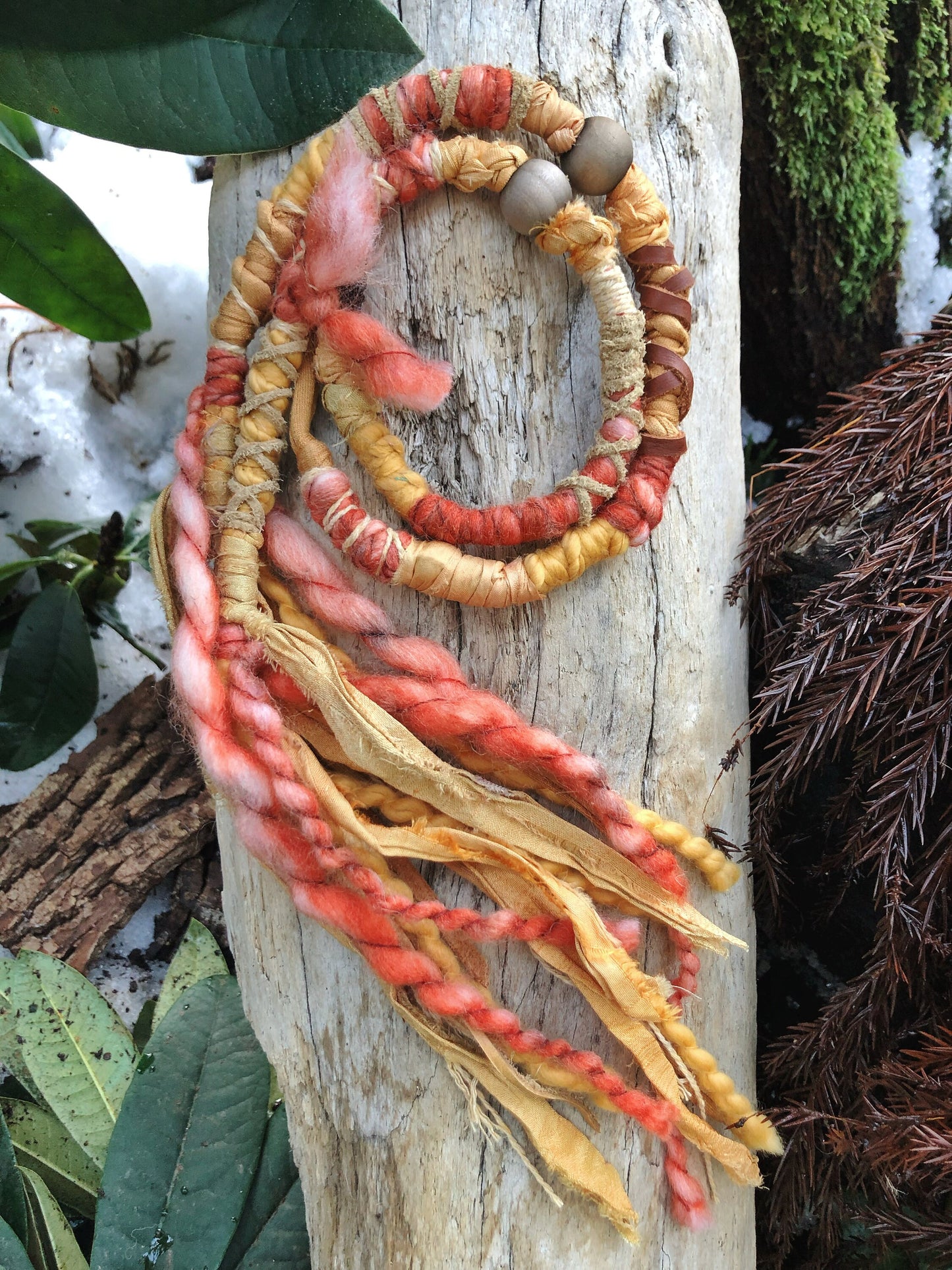 ONE Regular Loop or Clip-In Hairwrap, Dreadwrap, Fabric Loc Extension, Dreadlock Accessories