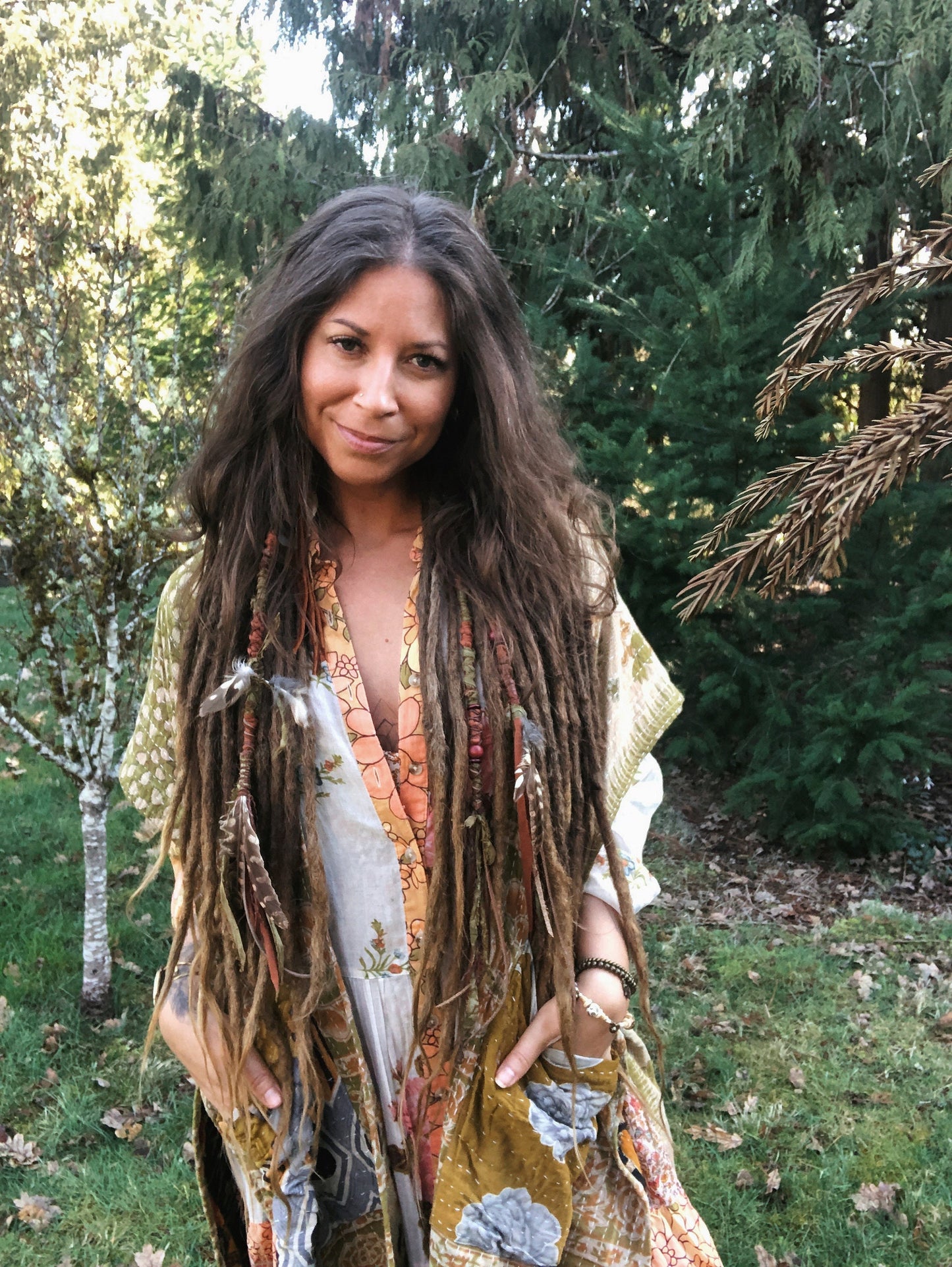 ONE Regular Loop or Clip-in Hairwrap, Dreadwrap, Fabric Loc Extension, Dreadlock Accessories