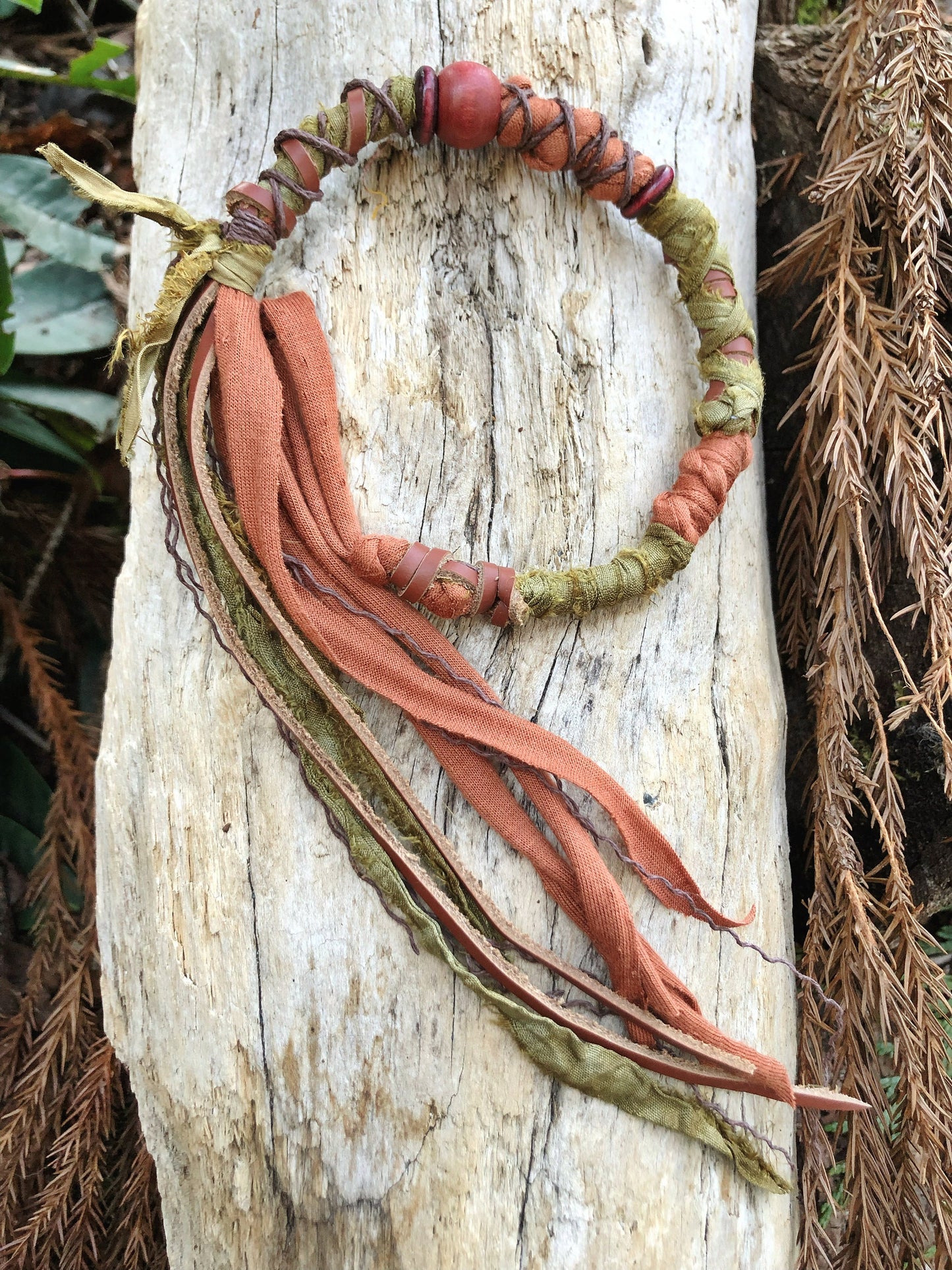 ONE Regular Loop or Clip-in Hairwrap, Dreadwrap, Fabric Loc Extension, Dreadlock Accessories