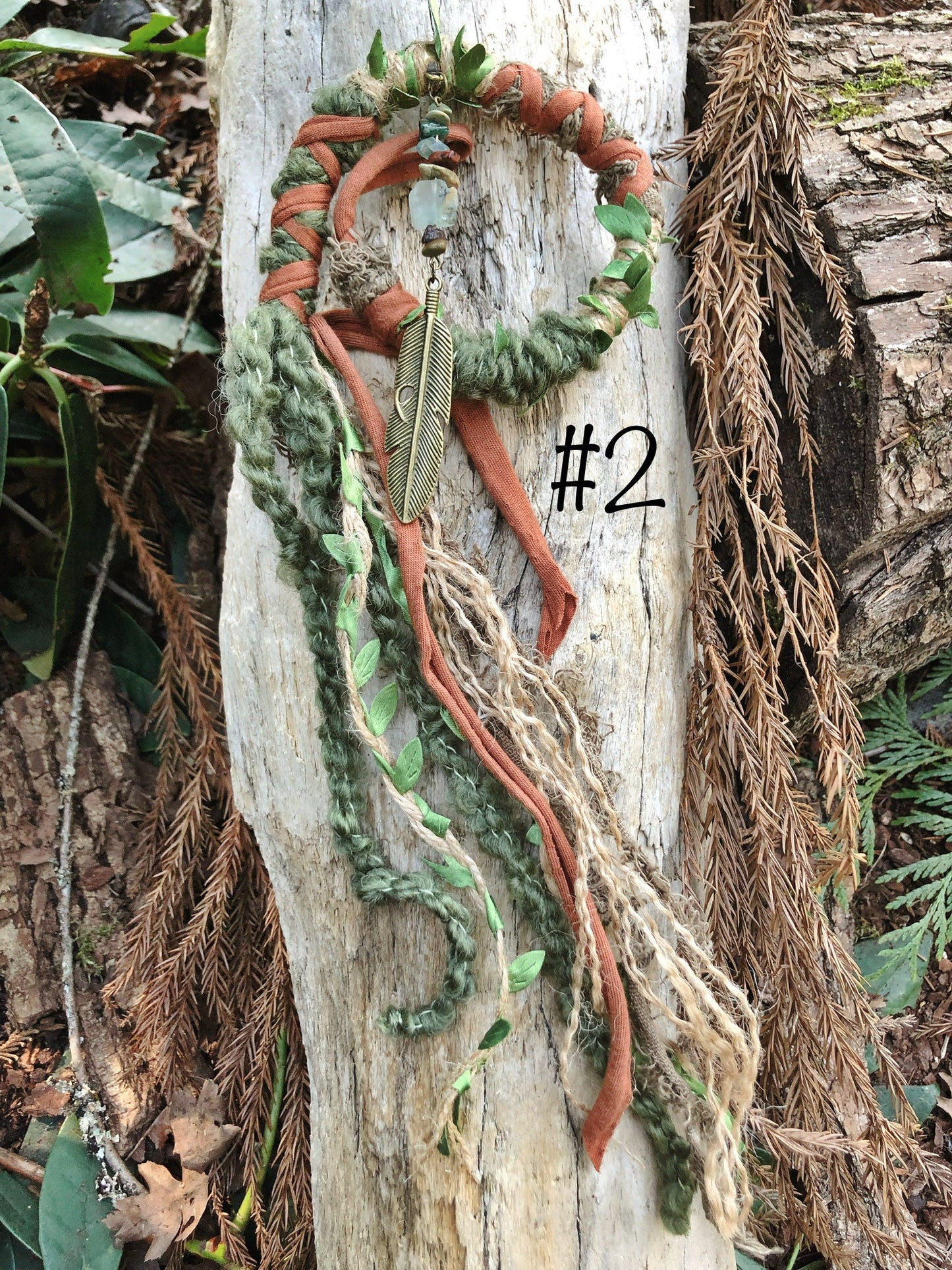 ONE Boheme Dream Hairwrap, Dreadwrap, Fabric Loc Extension, Dreadlock Accessories