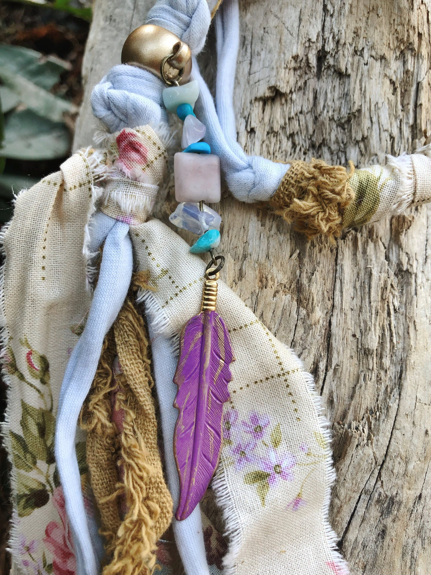 ONE Boheme Dream Hairwrap, Dreadwrap, Fabric Loc Extension, Dreadlock Accessories
